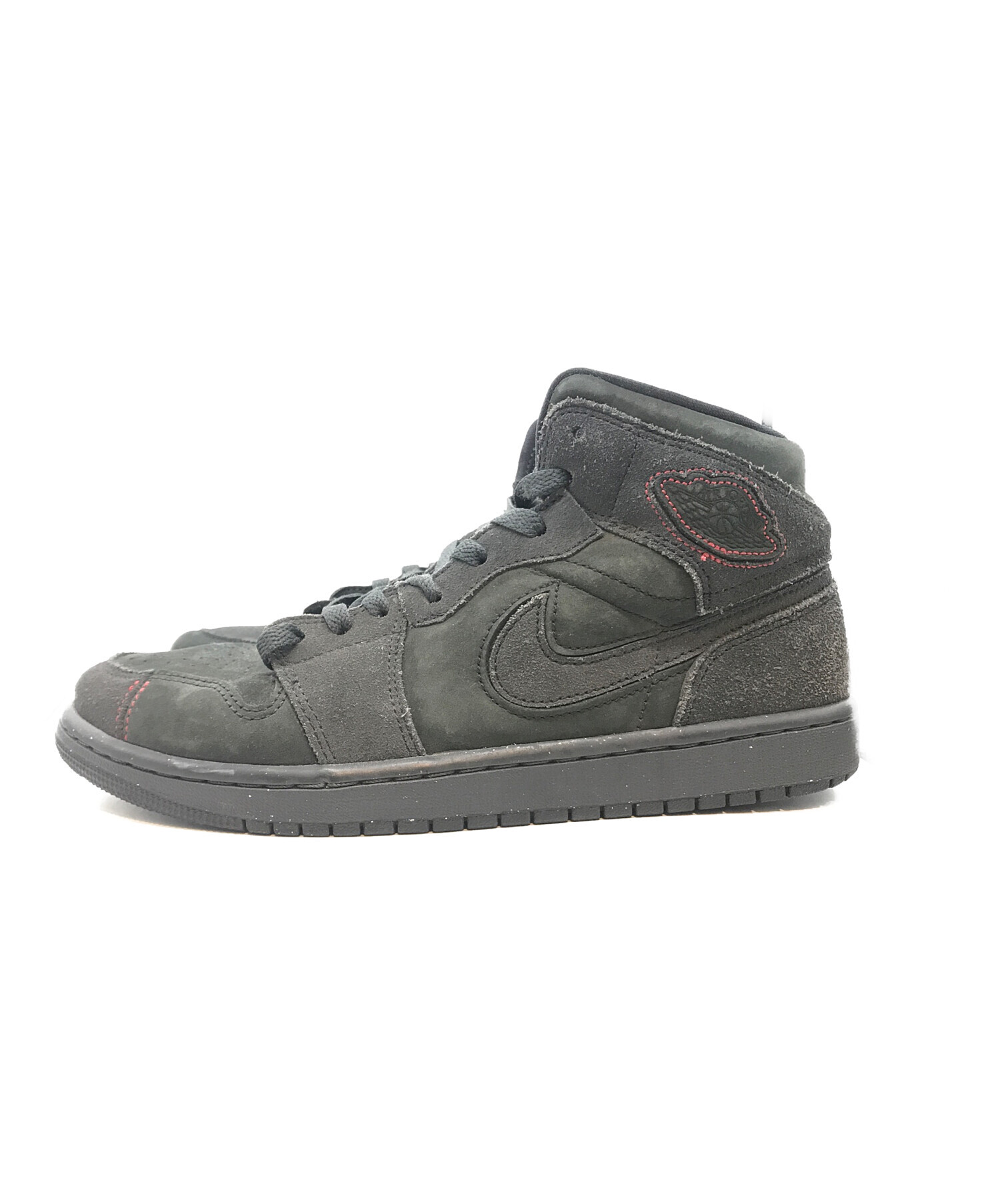 中古・古着通販】NIKE (ナイキ) AIR JORDAN 1 MID SE CRAFT ブラック 