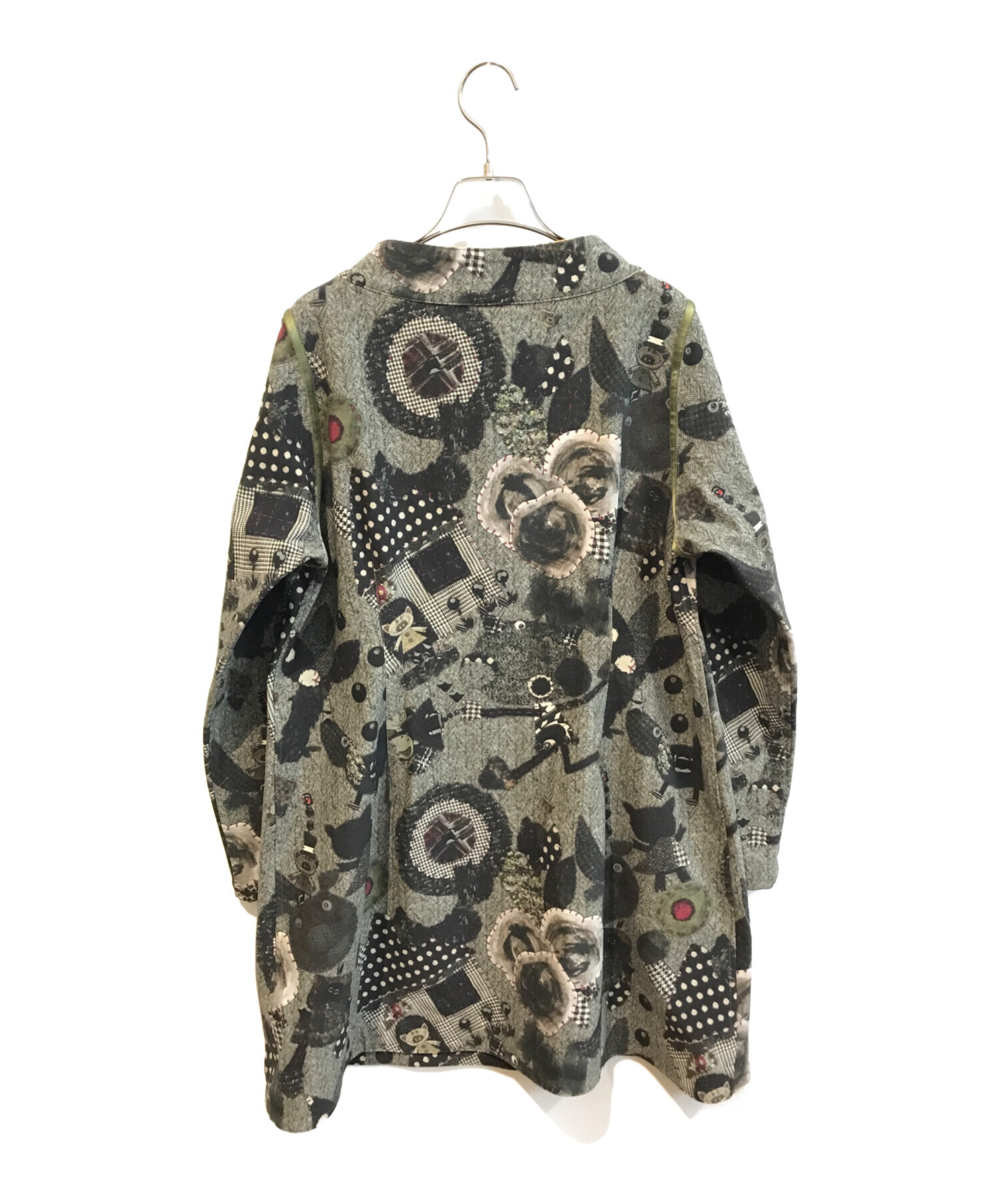 中古・古着通販】OLLEBOREBLA (アルベロベロ) 総柄リバーシブルコート