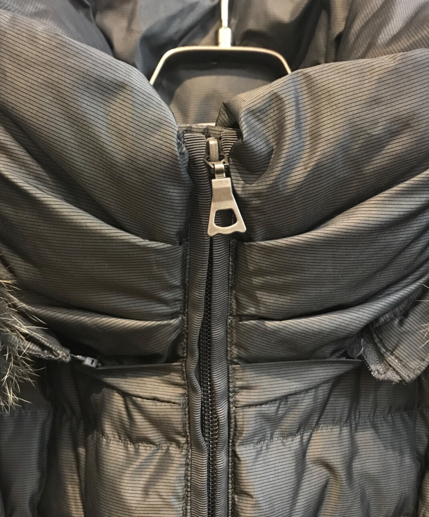 中古・古着通販】noa-ge (ノアジェ) ブルーフォックスダウンコート