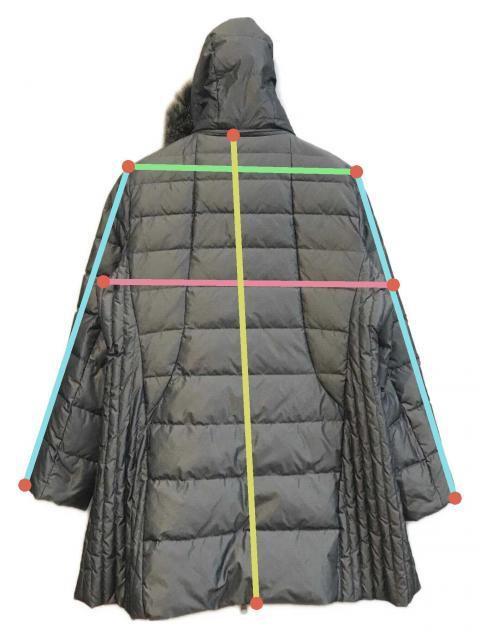 中古・古着通販】noa-ge (ノアジェ) ブルーフォックスダウンコート