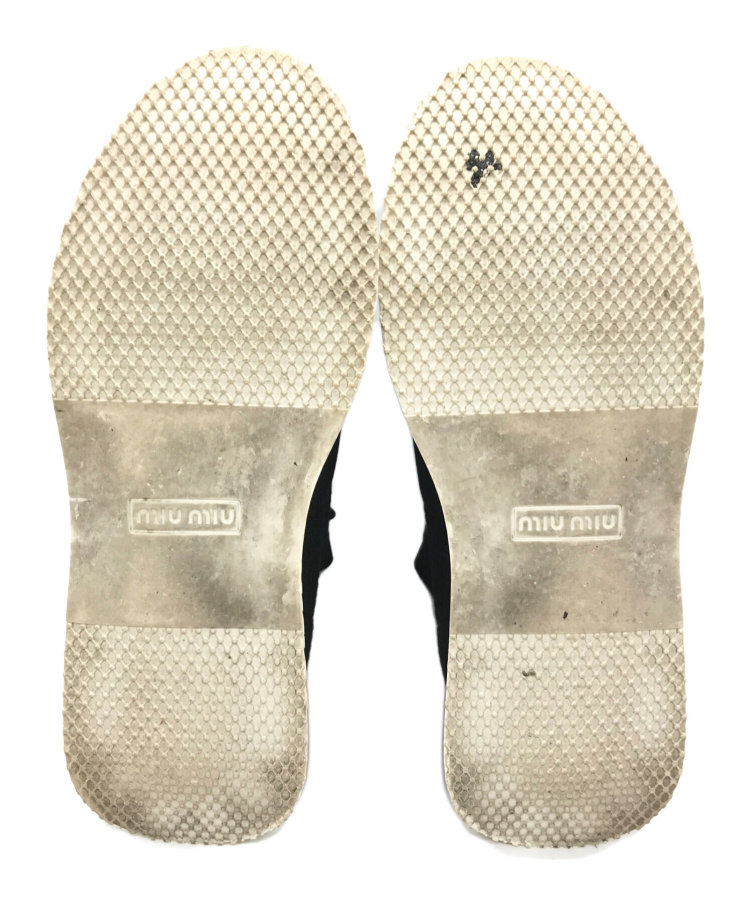 中古・古着通販】MIU MIU (ミュウミュウ) メッシュスニーカー ブラック
