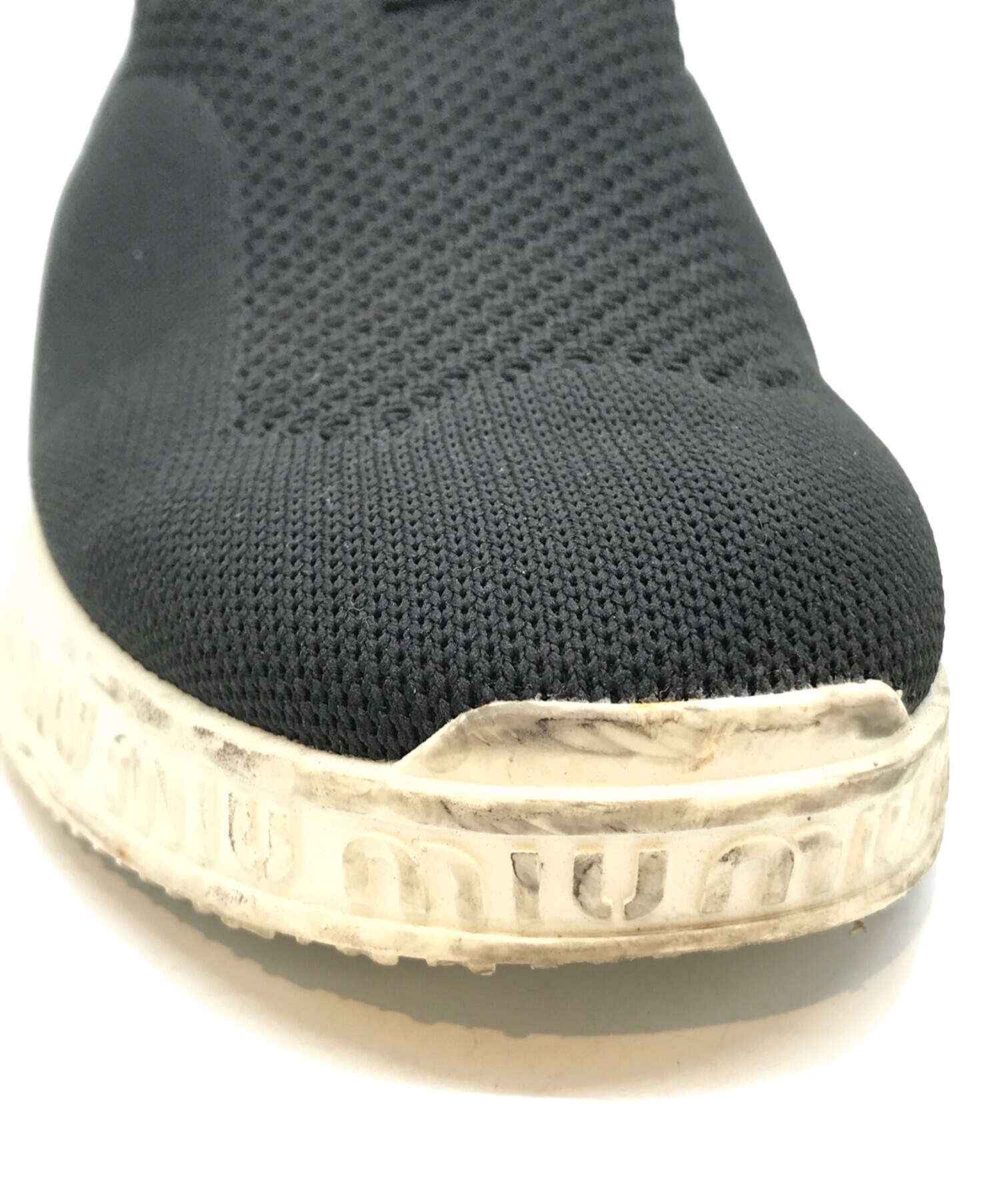 中古・古着通販】MIU MIU (ミュウミュウ) メッシュスニーカー ブラック