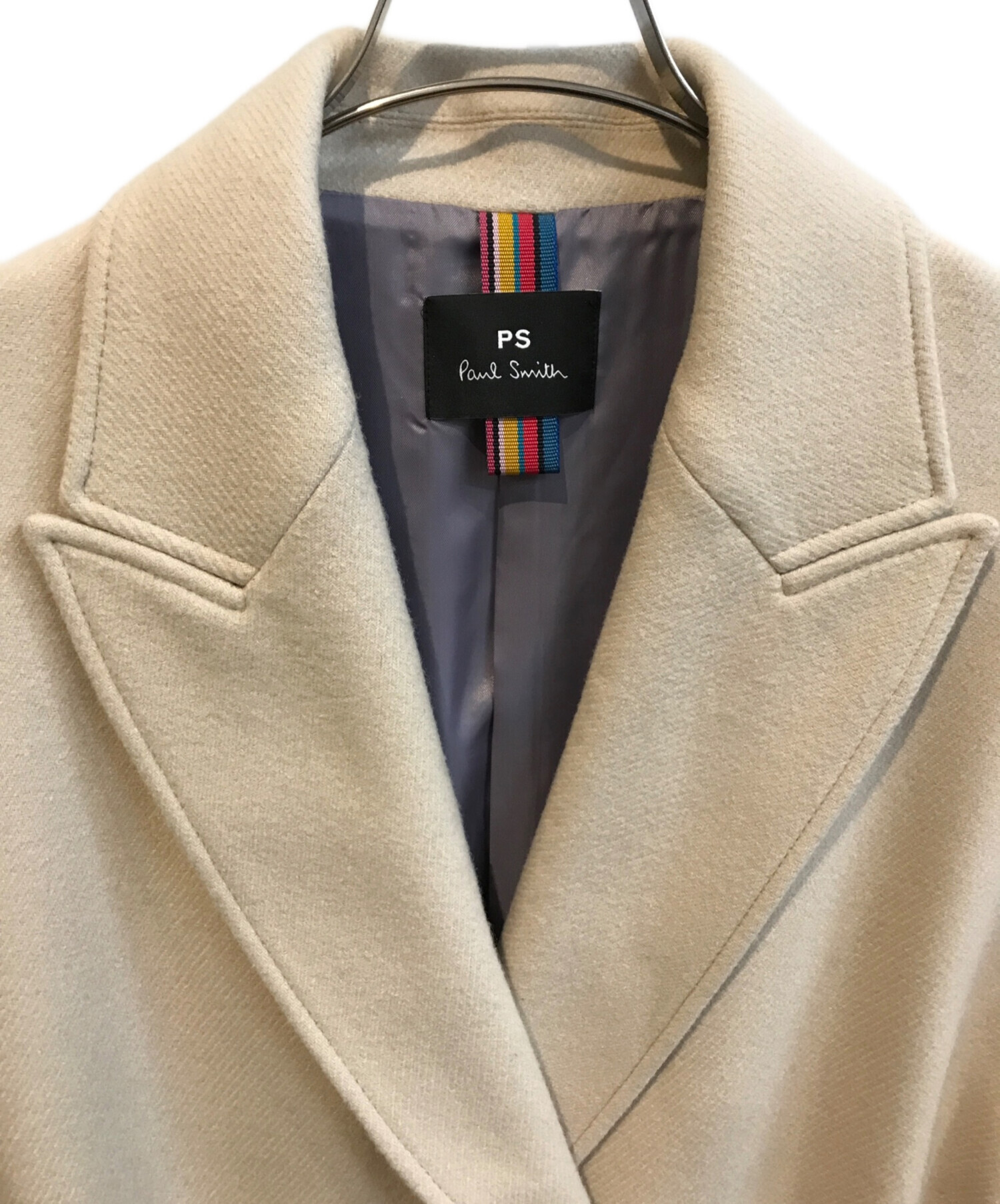 Paul Smith ウールカルゼダブルコート ポールスミス ロングコート 