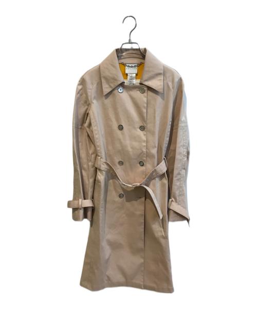 中古・古着通販】CELINE (セリーヌ) ベルテッドゴム引きトレンチコート