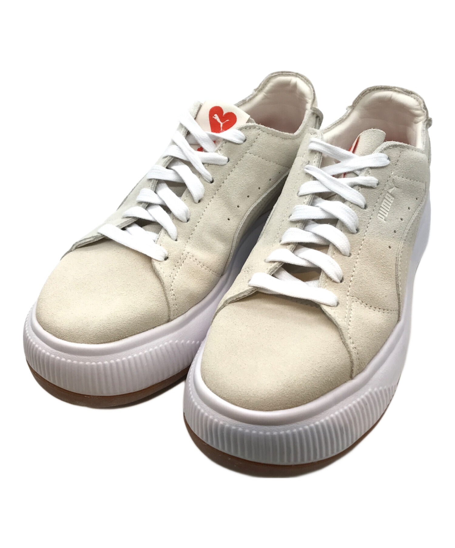 中古・古着通販】PUMA (プーマ) ami (アミ) スニーカー ベージュ