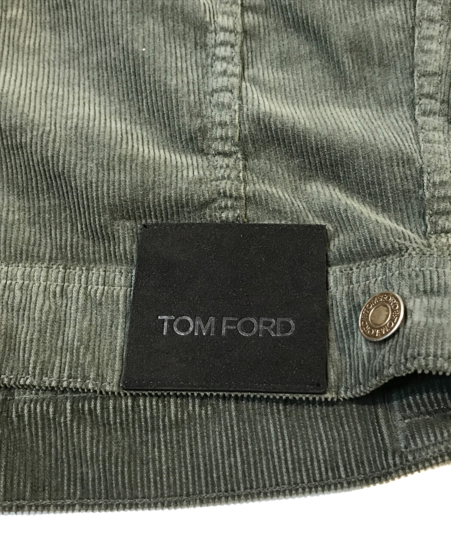 最高峰 TOM FORD トムフォード コーデュロイ ジャケット ホワイト 最