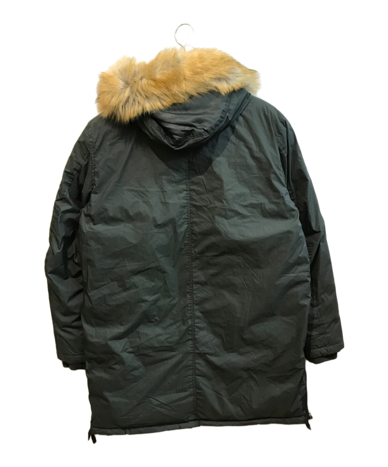 中古・古着通販】DIESEL (ディーゼル) 中綿ミリタリーコート グリーン 