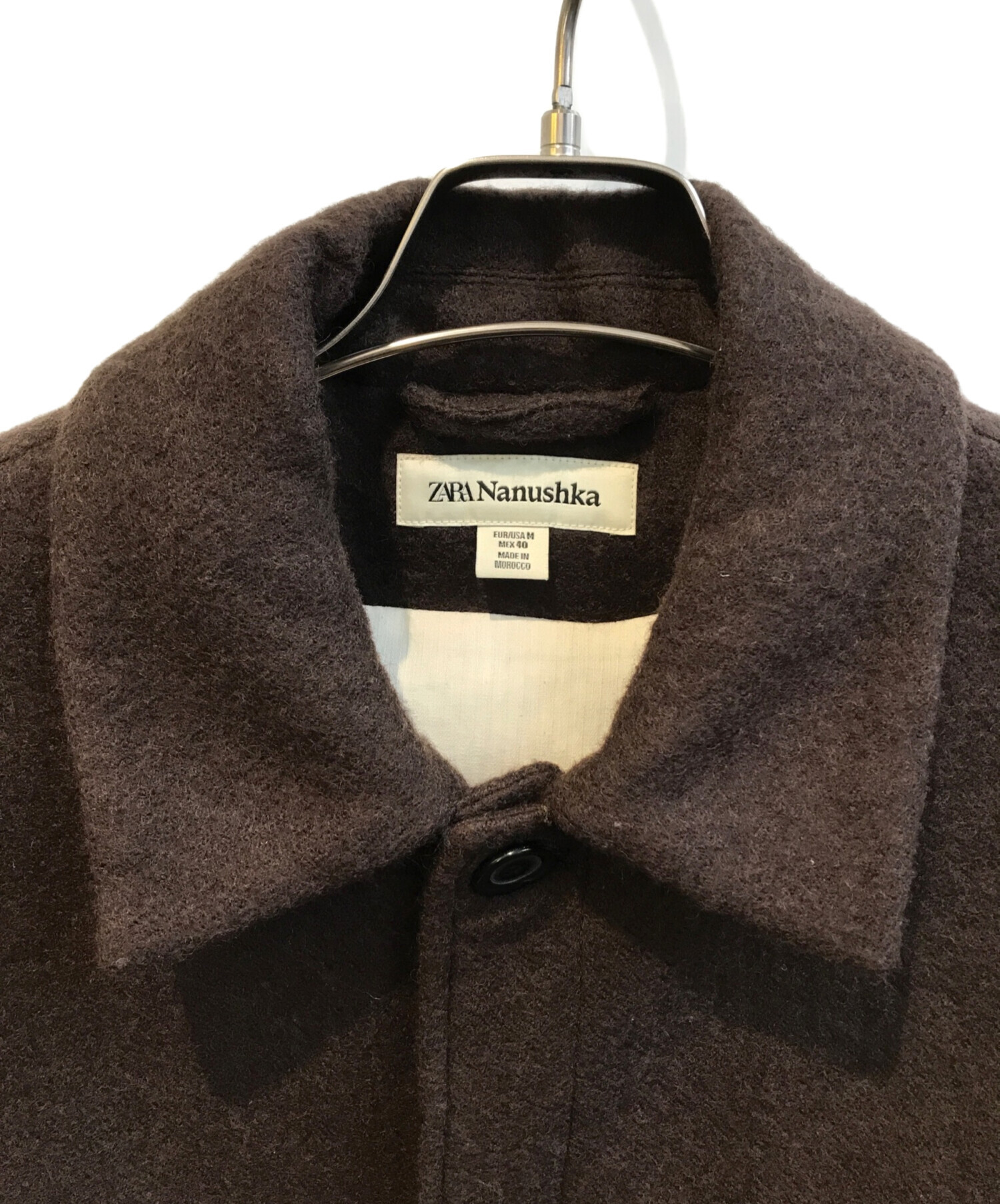 中古・古着通販】ZARA (ザラ) nanushka (ナヌーシュカ) ウールブレンド