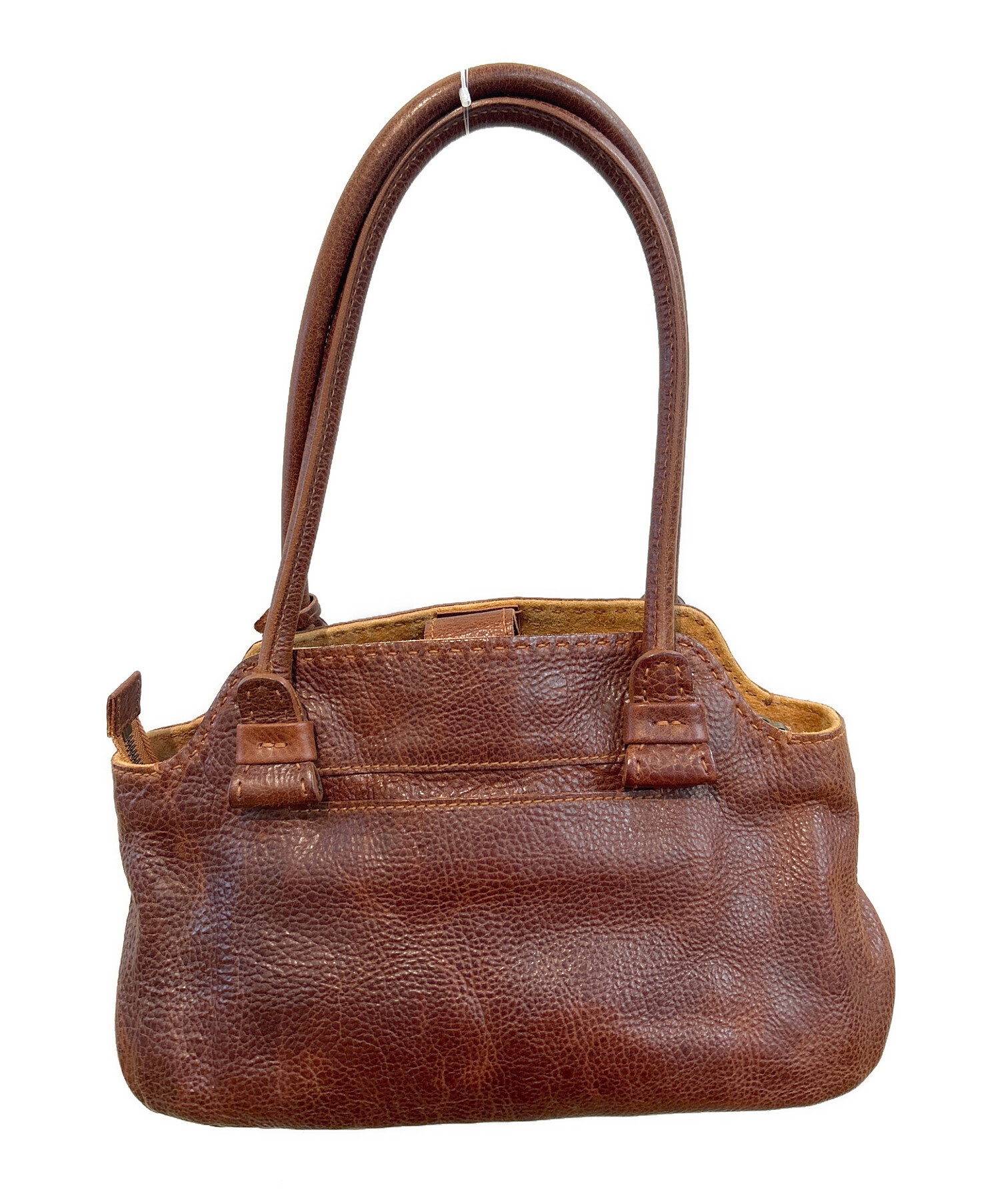 Coco様　ゲンテン　genten トートバッグ　ティグリス　ロゴダークブラウン 中古・古着通販】genten (ゲンテン) トートバッグ ブラウン｜ブランド