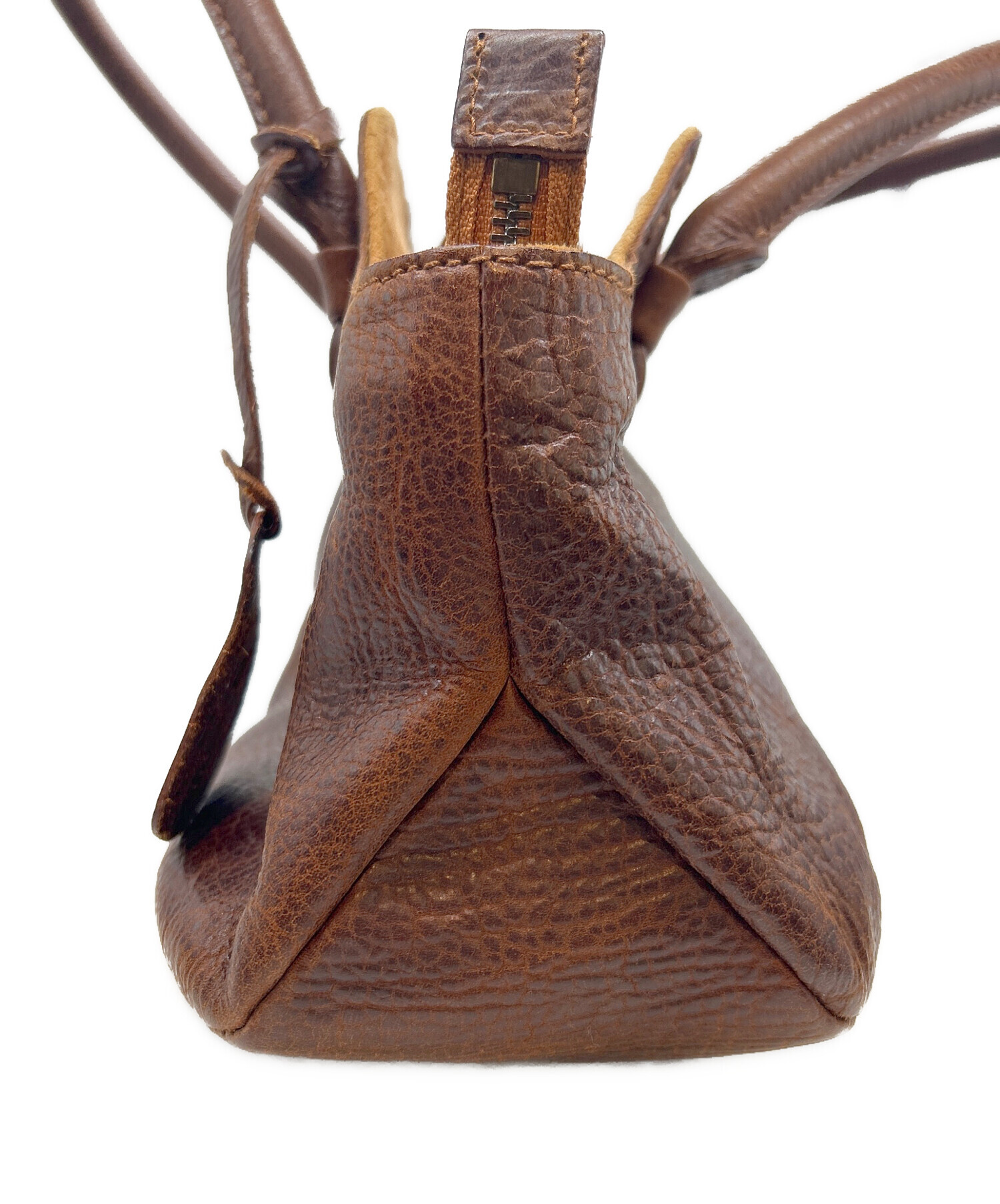 Coco様　ゲンテン　genten トートバッグ　ティグリス　ロゴダークブラウン 中古・古着通販】genten (ゲンテン) トートバッグ ブラウン｜ブランド