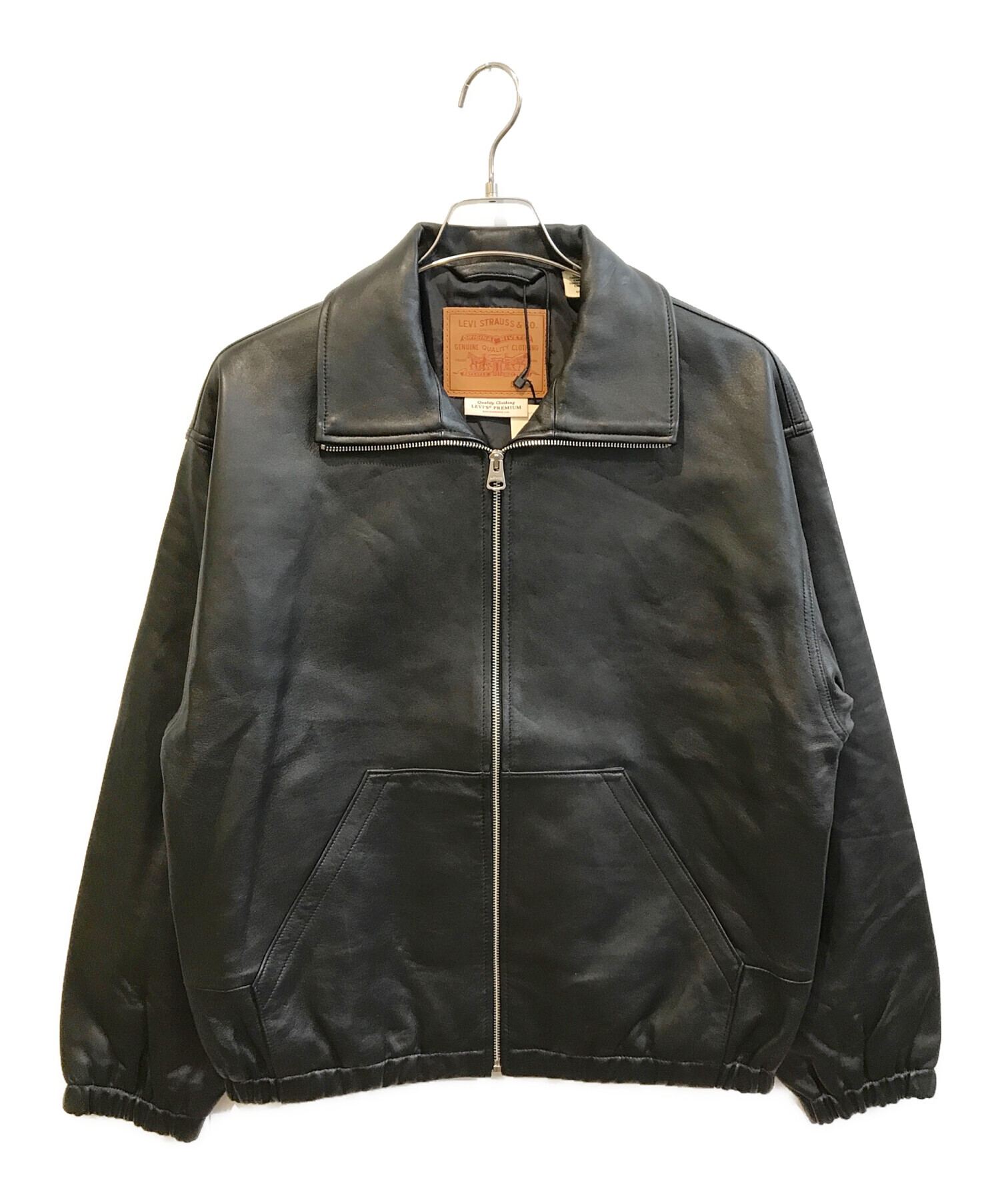 週末値下げ リーバイス FULLZIP SPORTS LEATHERJACKET Levi's｜PREMIUM BLACK FULLZIP SPORTS LEATHER JACKET | Rakuten