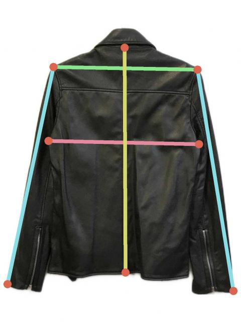 中古・古着通販】MAGINE (マージン) シープレザージャケット ブラック