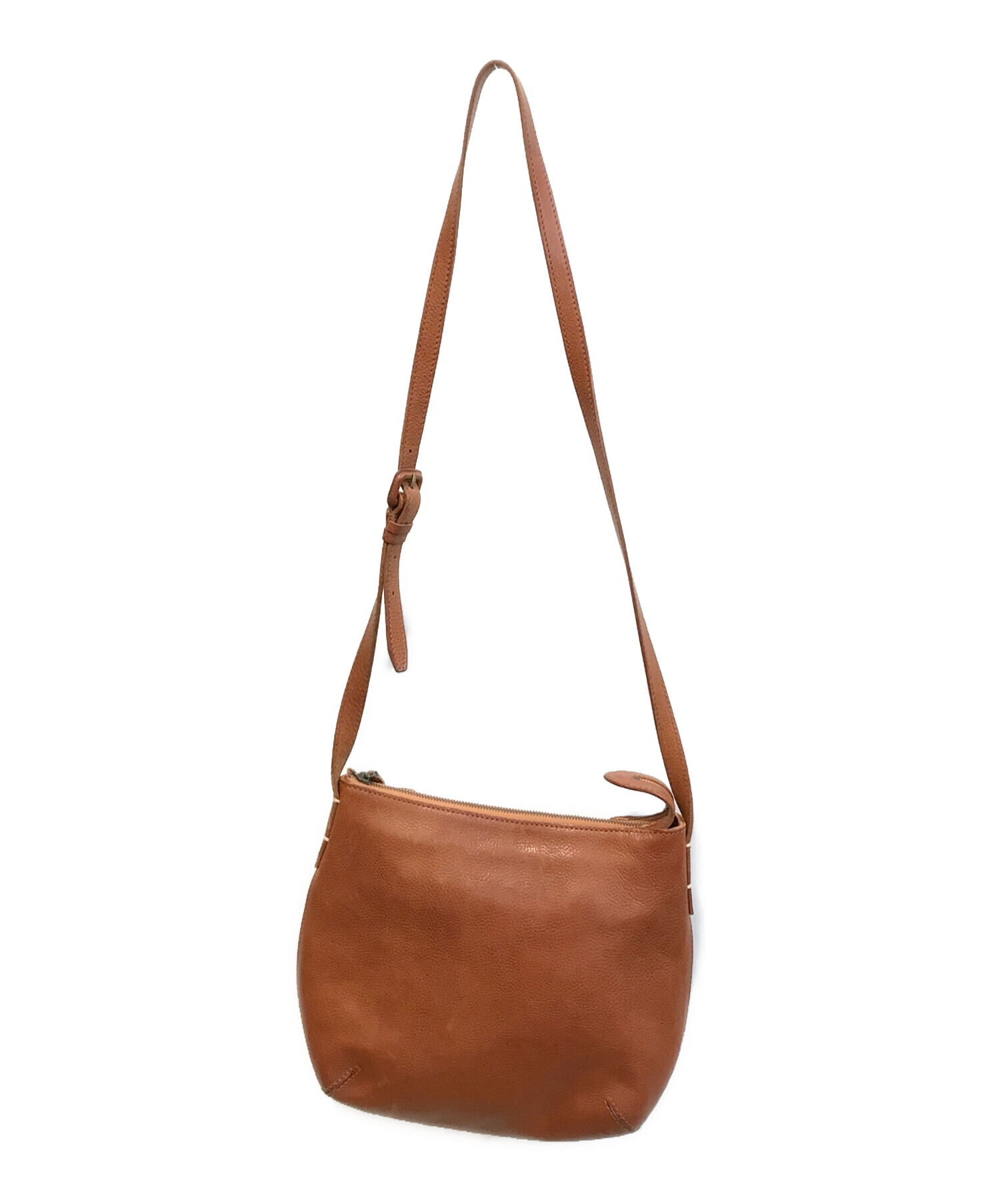 中古・古着通販】genten (ゲンテン) ショルダーバッグ ブラウン