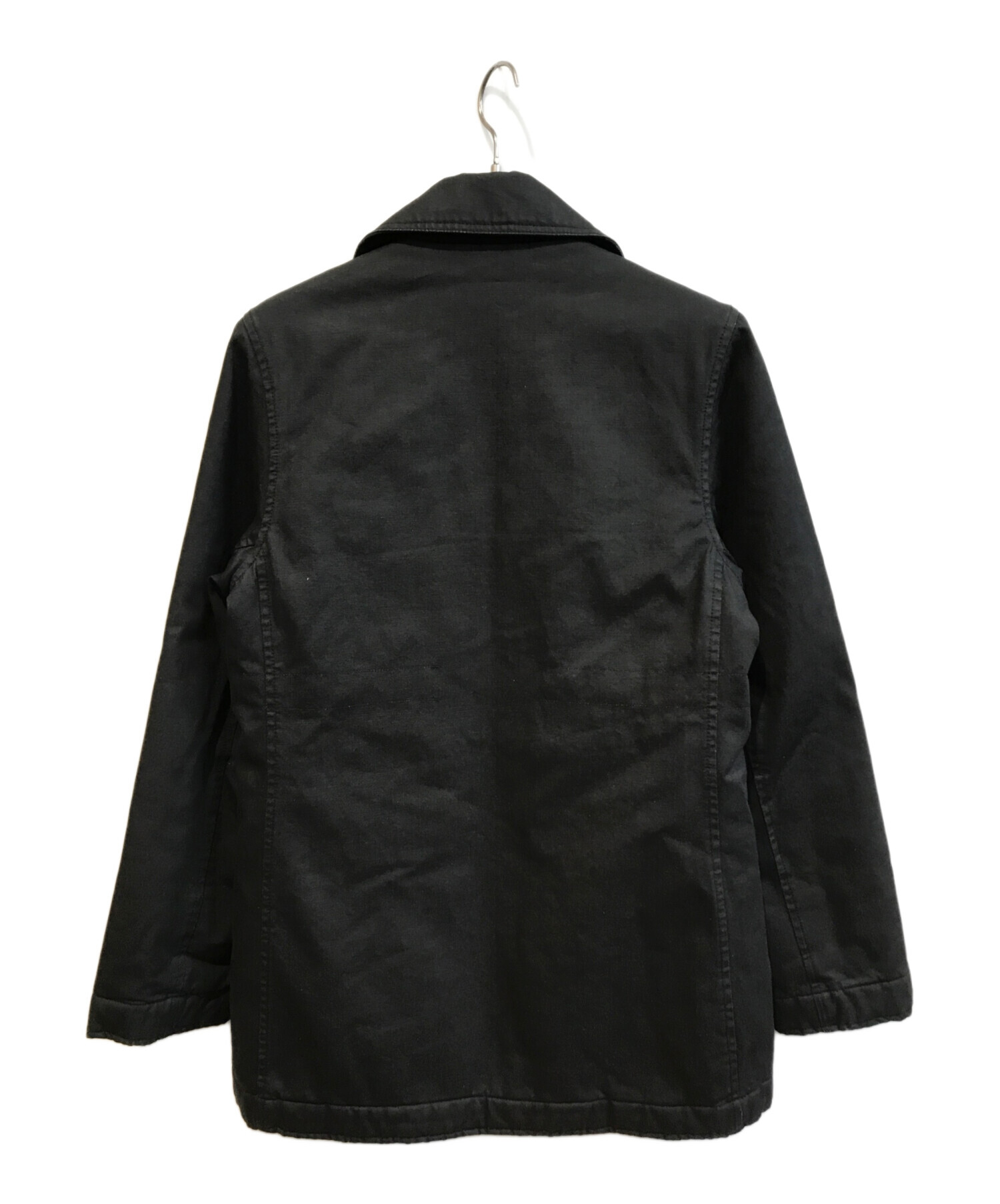 中古・古着通販】G-STAR RAW (ジースターロゥ) 中綿Pコート ブラック