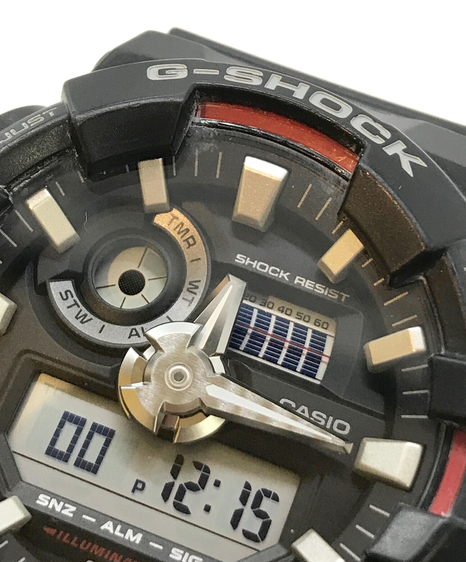 中古・古着通販】CASIO (カシオ) デジアナウォッチ ブラック｜ブランド