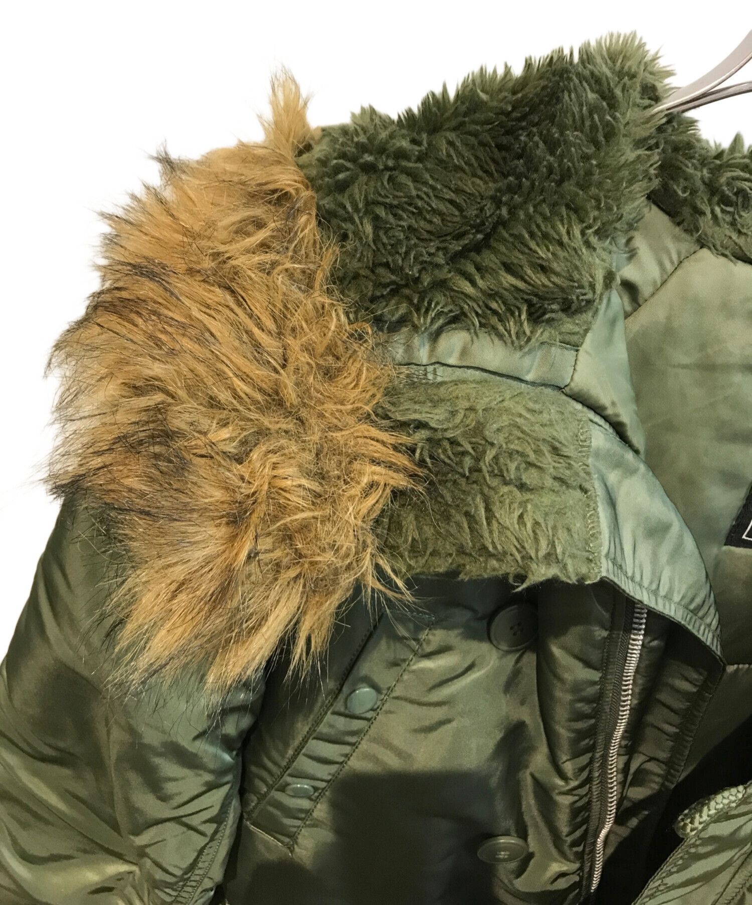 中古・古着通販】ALPHA (アルファ) N-3Bタイプコート グリーン サイズ