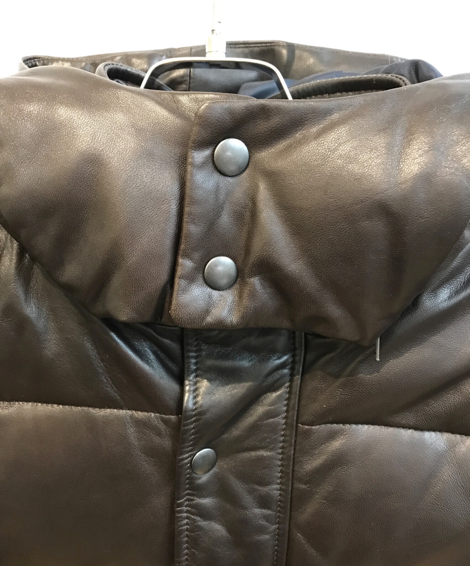 中古・古着通販】R.NEWBOLD (アールニューボールド) レザーダウン