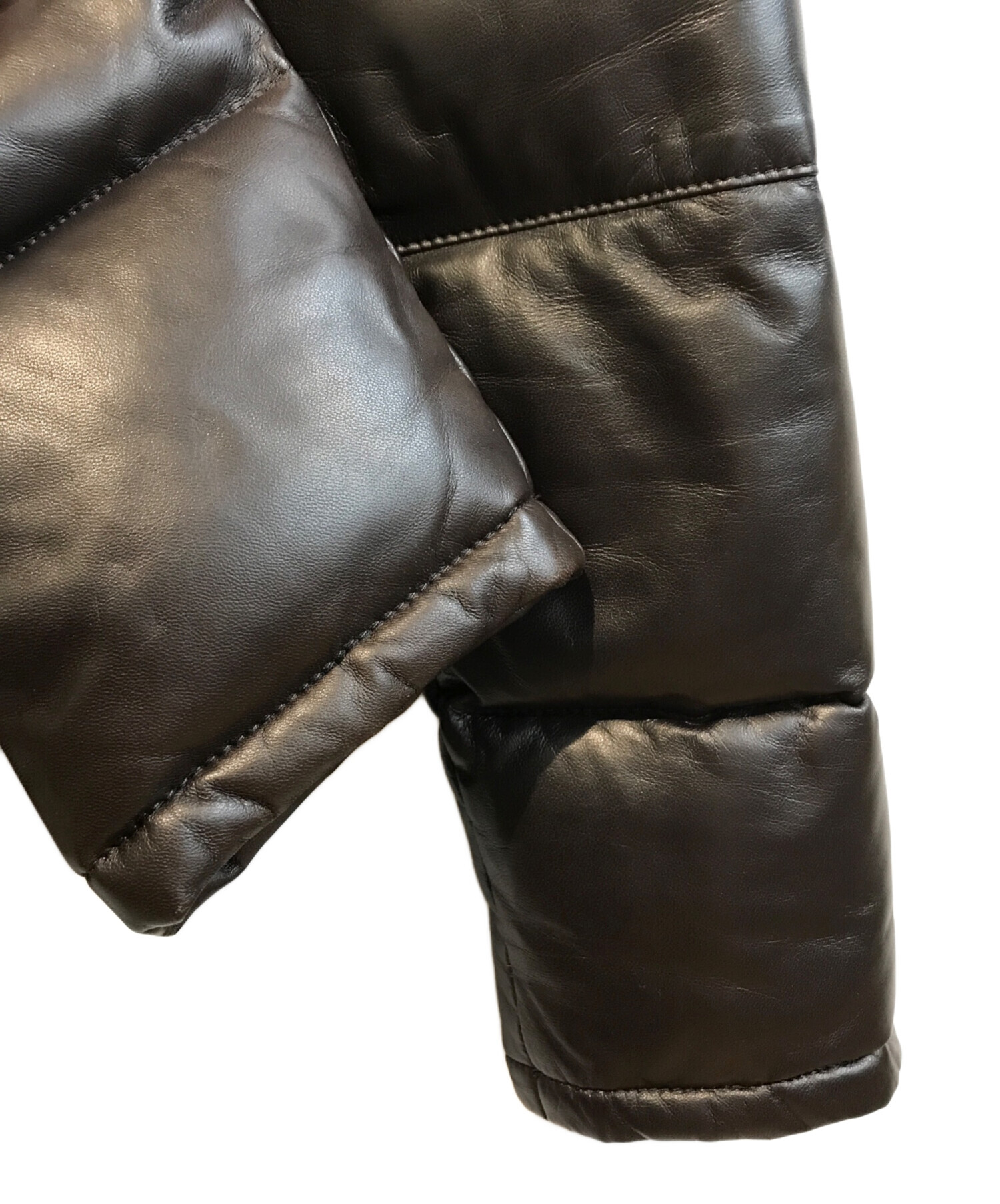 中古・古着通販】R.NEWBOLD (アールニューボールド) レザーダウン