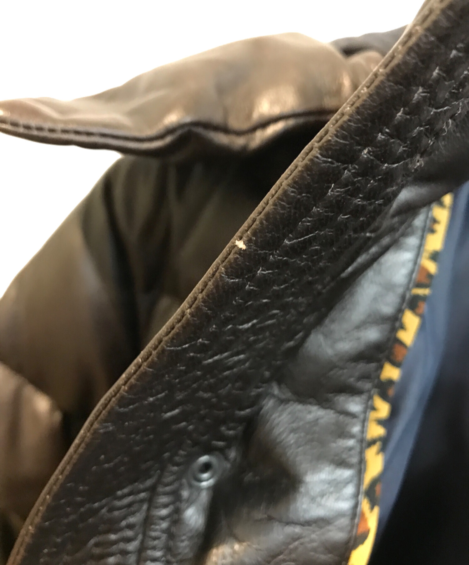 中古・古着通販】R.NEWBOLD (アールニューボールド) レザーダウン