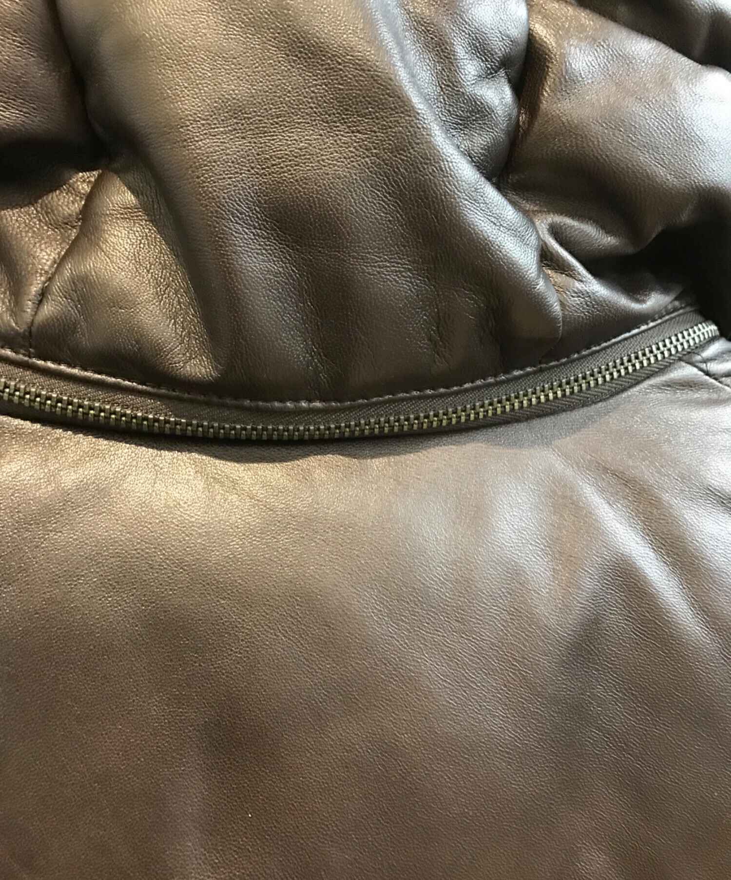 中古・古着通販】R.NEWBOLD (アールニューボールド) レザーダウン