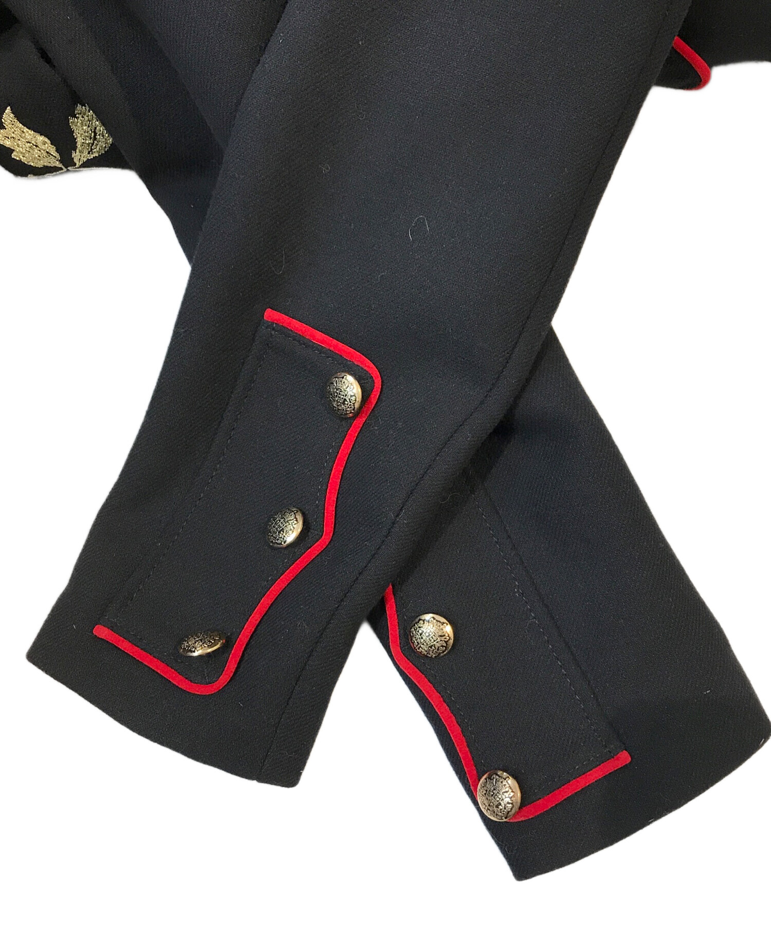 中古・古着通販】ZARA (ザラ) 和柄刺繍ナポレオンジャケット ブラック