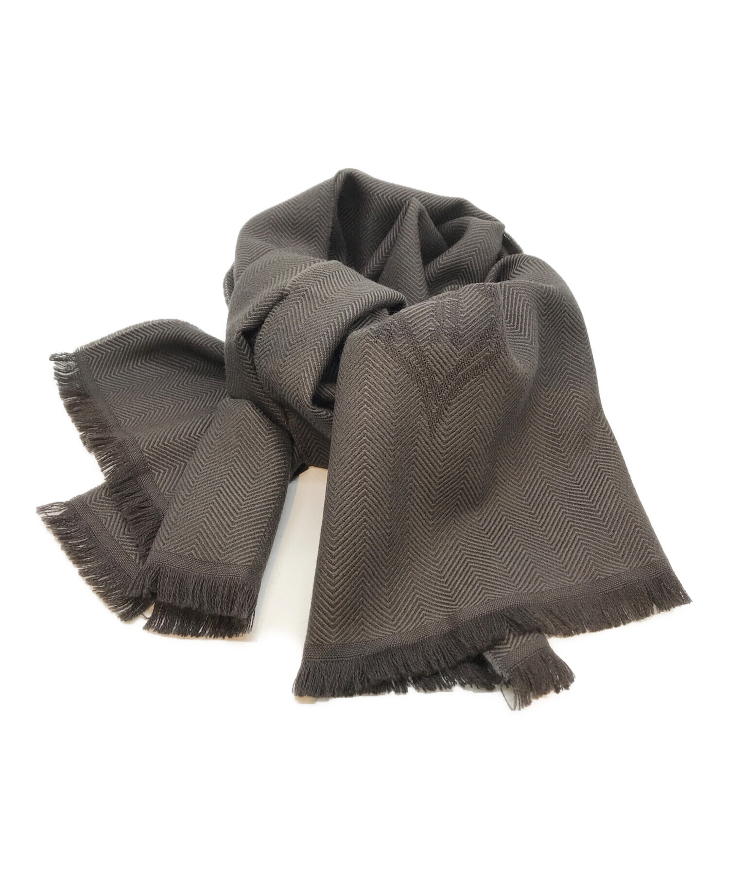 中古・古着通販】GUCCI (グッチ) マフラー 344993 4G200 ブラウン