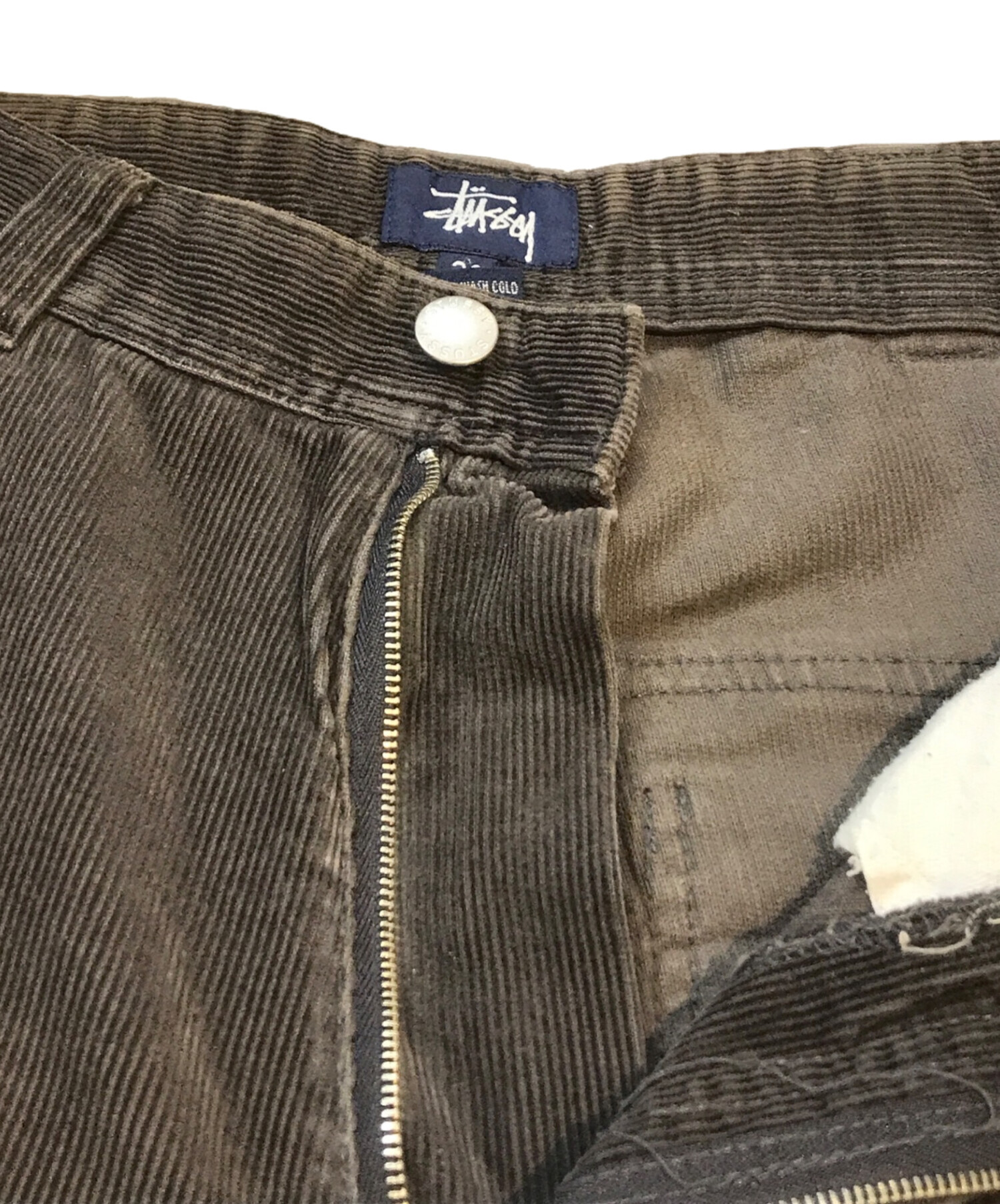 中古・古着通販】stussy (ステューシー) コーデュロイパンツ ブラウン