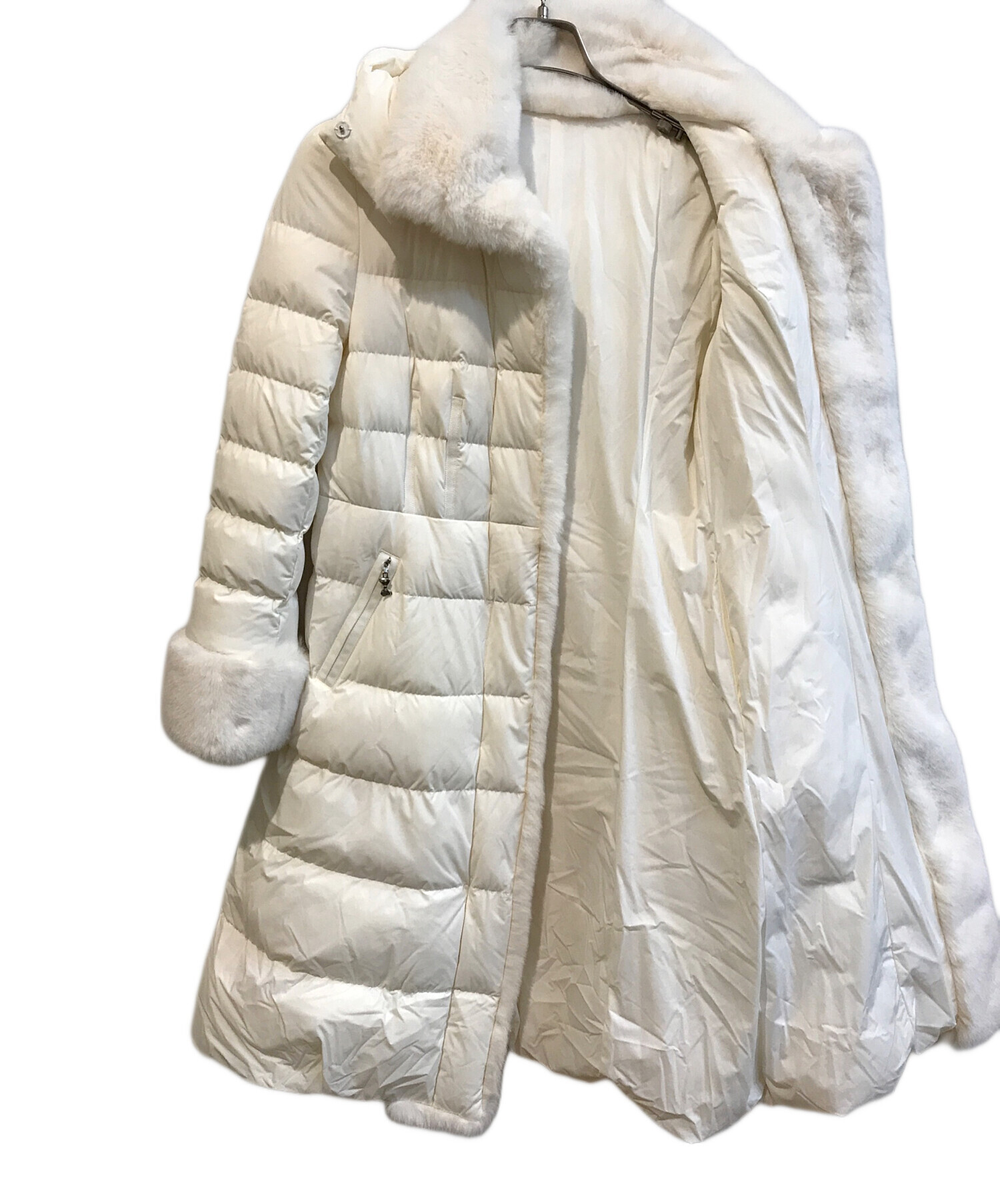 ✨未使用級✨エムズグレイシー リバーシブルダウンコート 白 40 カタログ掲載品 中古・古着通販】M'S GRACY (エムズグレイシー) リバーシブルダウン