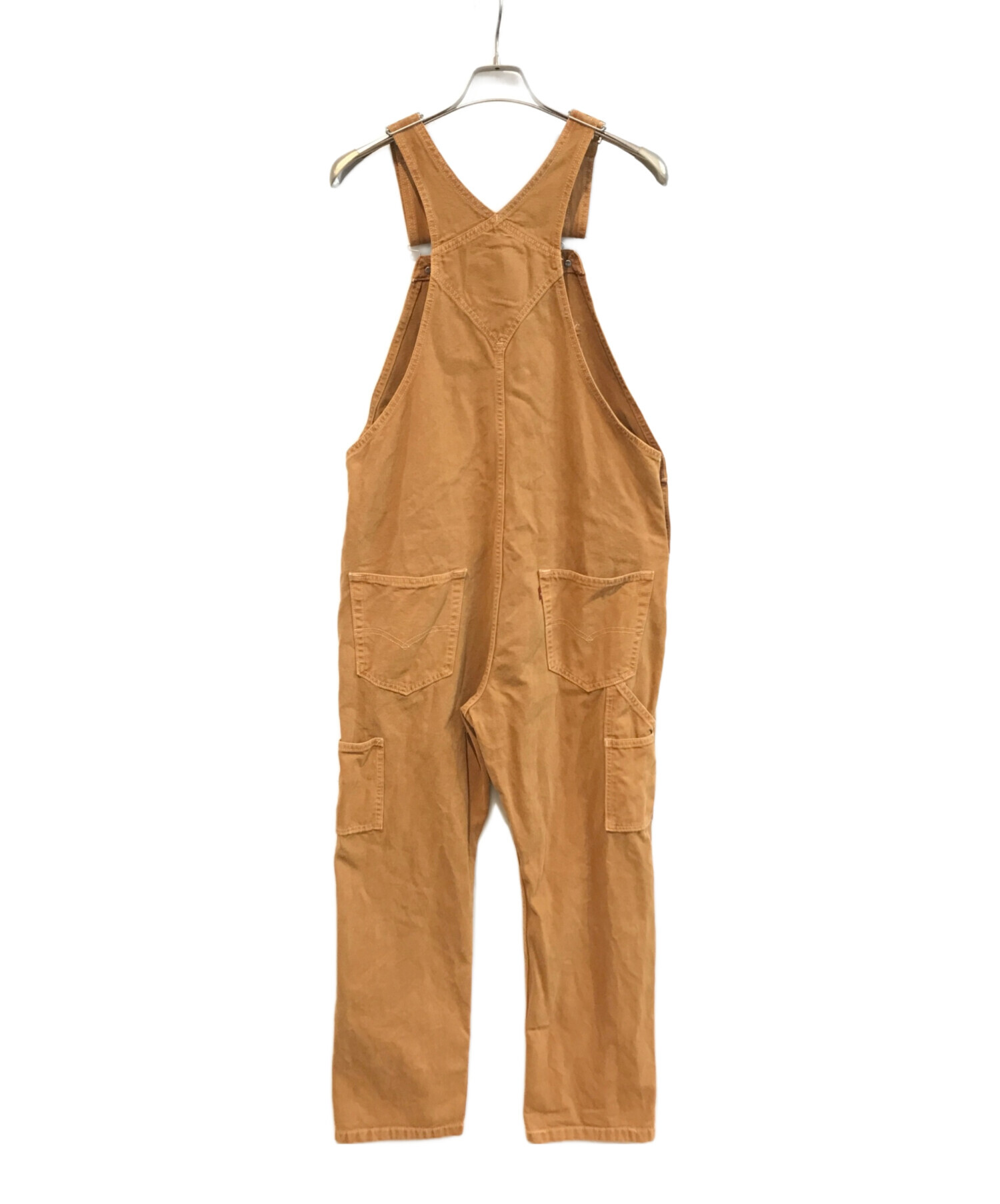 中古・古着通販】LEVI'S (リーバイス) オーバーオール ベージュ サイズ