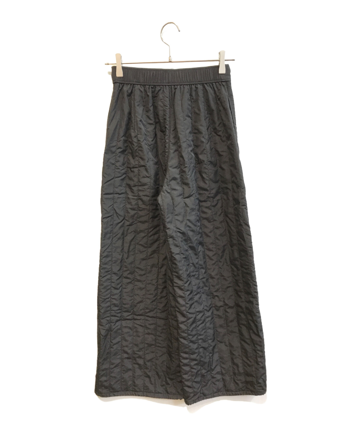 CITYSHOP キルティングパンツ38ブラック 中古・古着通販】CITYSHOP (シティショップ) キルティングパンツ