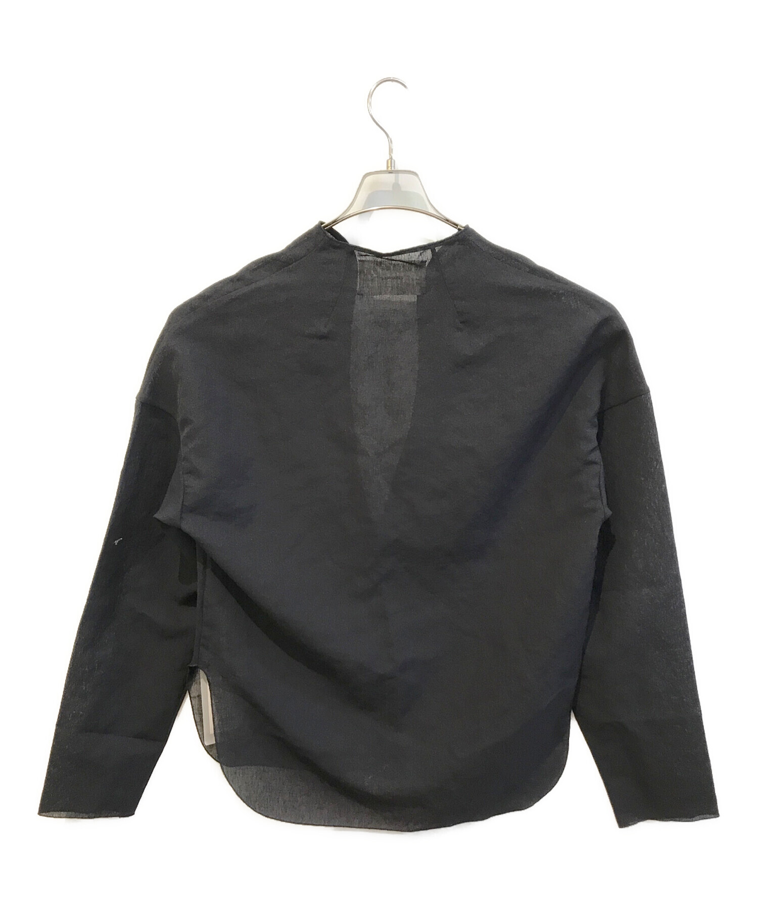 中古・古着通販】TODAYFUL (トゥデイフル) Slub Slit Shirts ブラック 
