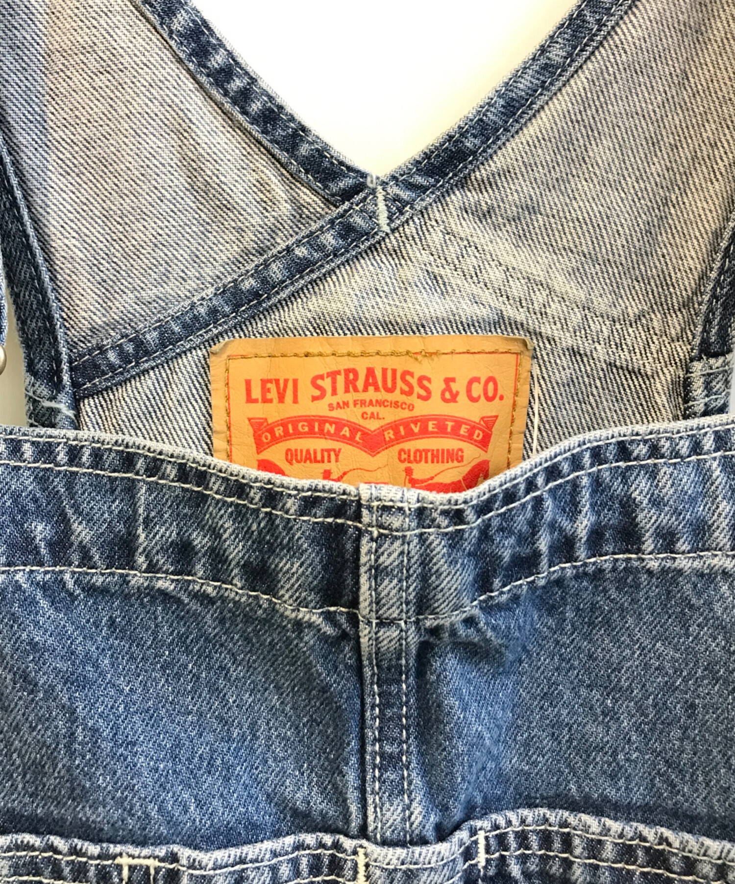 中古・古着通販】LEVI'S (リーバイス) デニムオーバーオール 79107