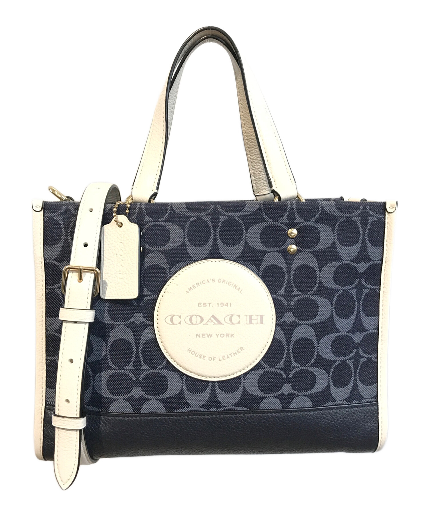 中古・古着通販】COACH (コーチ) 2WAYショルダーバッグ C2826 ブルー