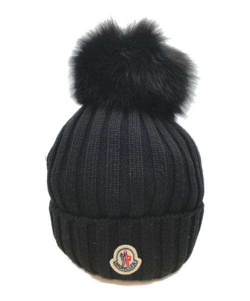 中古・古着通販】MONCLER (モンクレール) ファー付ニットキャップ