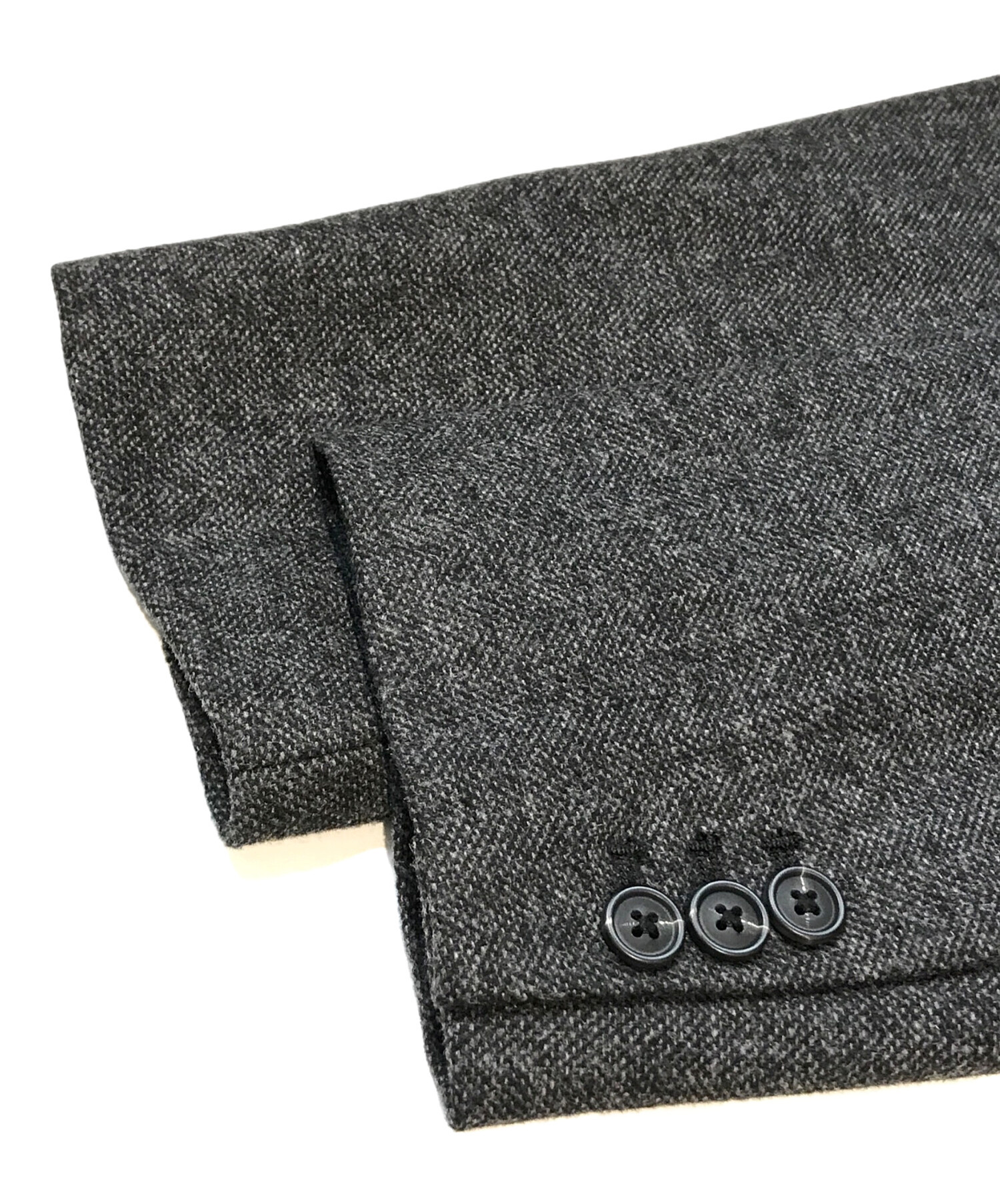 中古・古着通販】CLEL (クレイル) Wool Blend Herringbone Tweed Jacke 