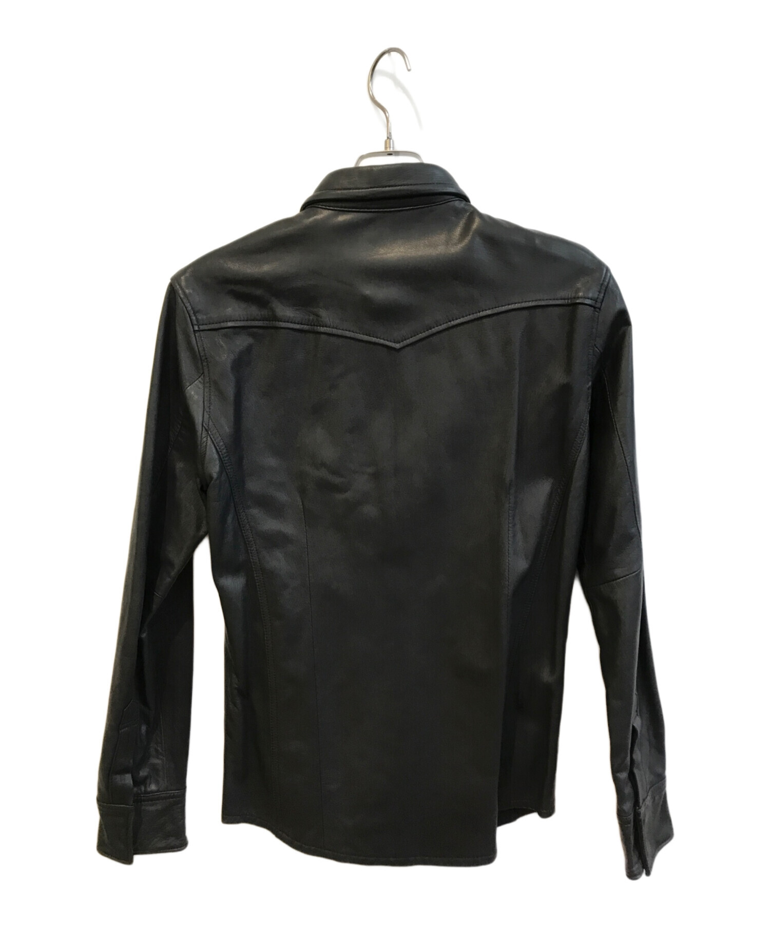 中古・古着通販】Murder License (マーダーライセンス) レザーシャツ