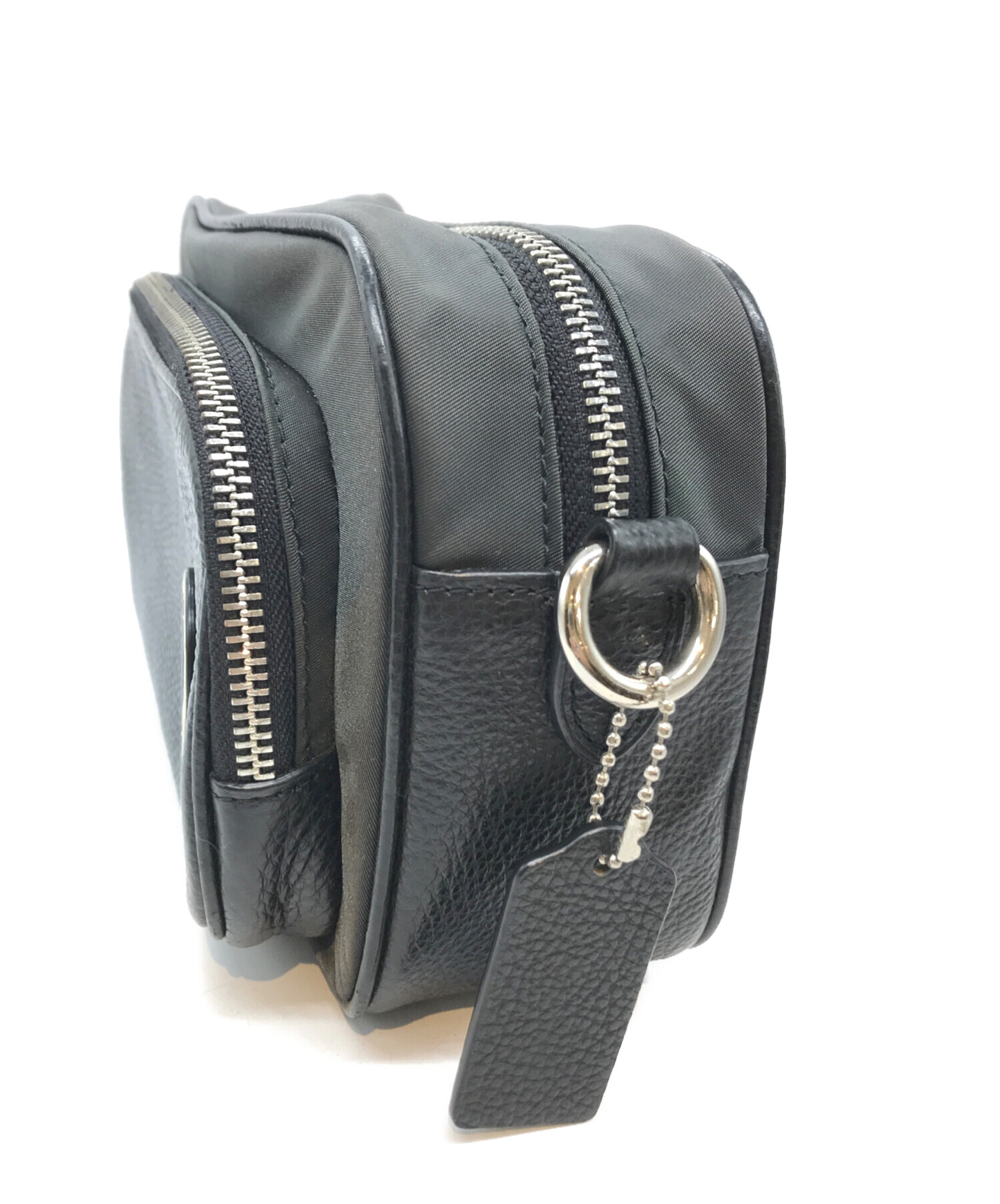 中古・古着通販】COACH (コーチ) ショルダーバッグ 91065 ブラック