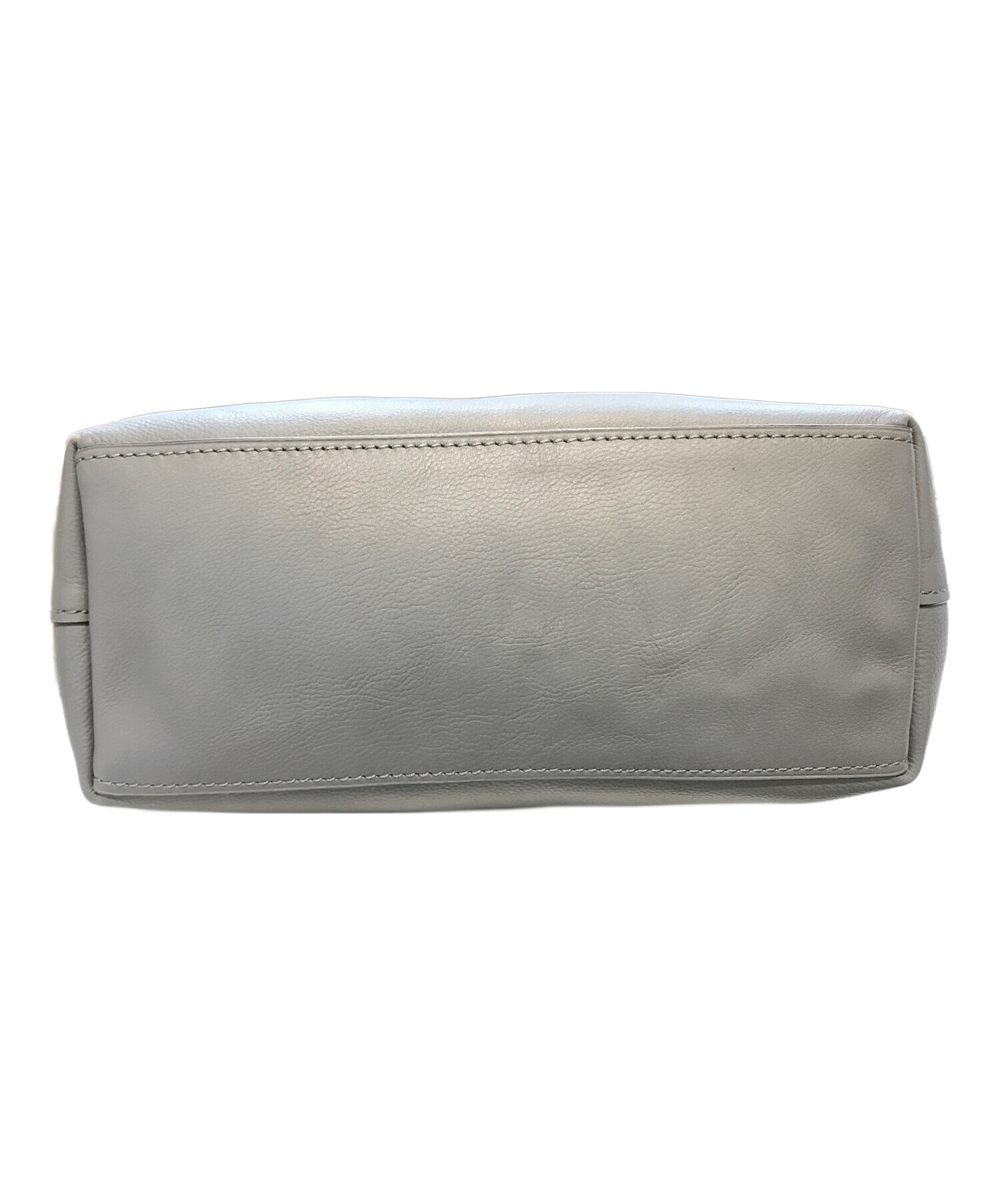 COACH グレー レザー トートバッグ COACH グレー レザートートバッグ - メルカリ