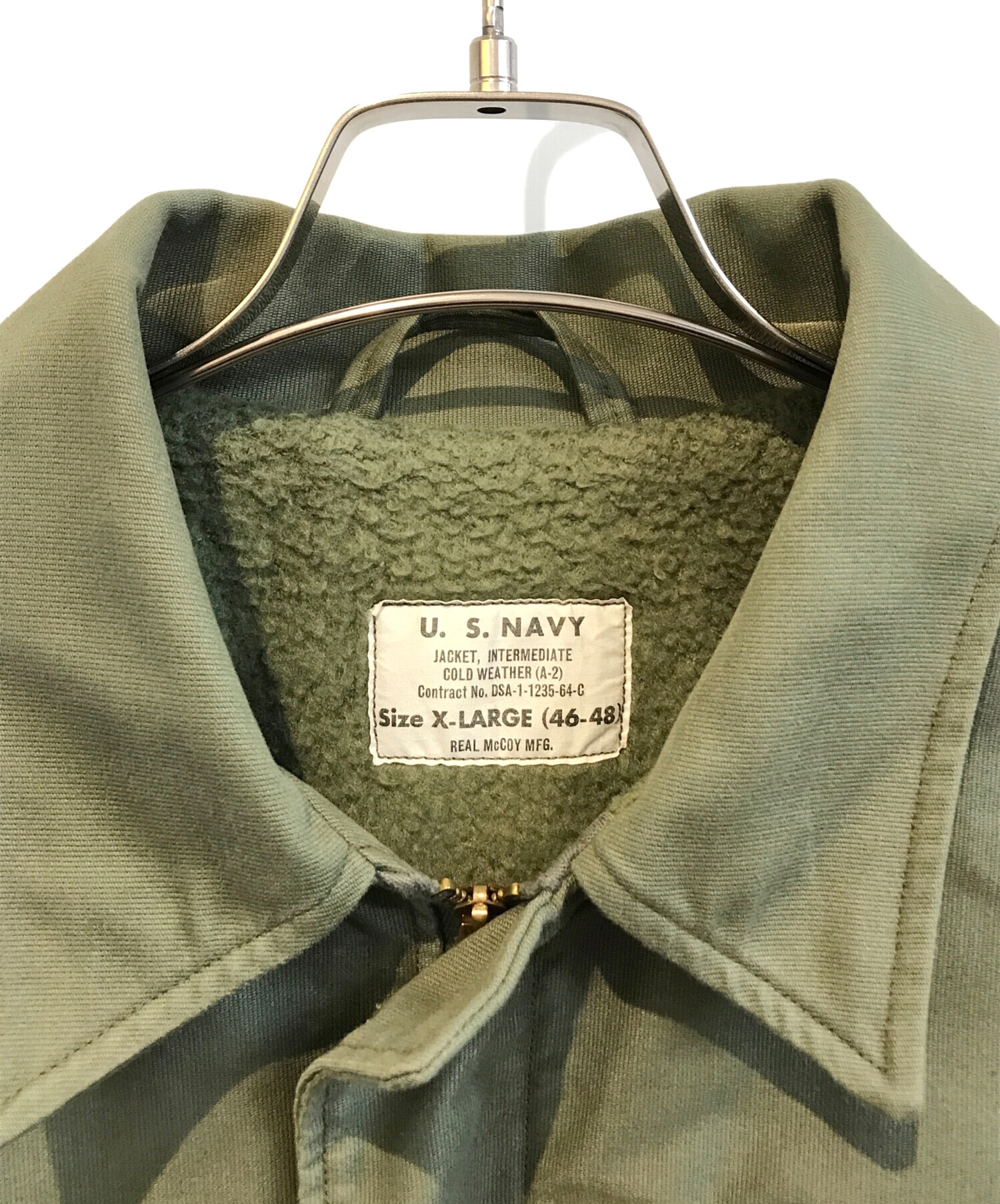 The Real McCoy’s MJ21113デッキジャケット XL サイズ 中古・古着通販】THE REAL McCOY'S (ザ・リアルマッコイズ) A-2デッキ