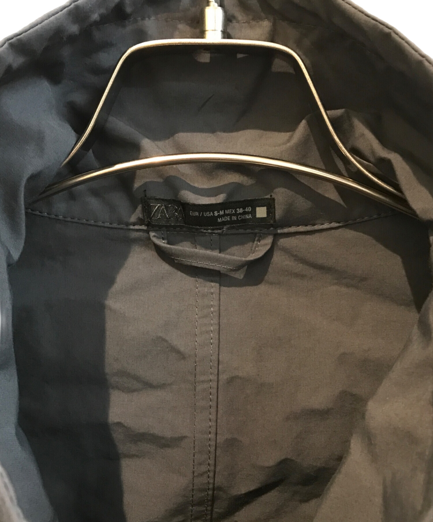 新品 ZARA コットンコート Sサイズ ZARA コットンブレンド コート S 