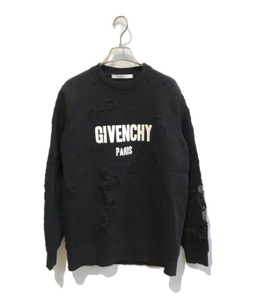 中古・古着通販】GIVENCHY (ジバンシィ) デストロイ加工ロゴプリント