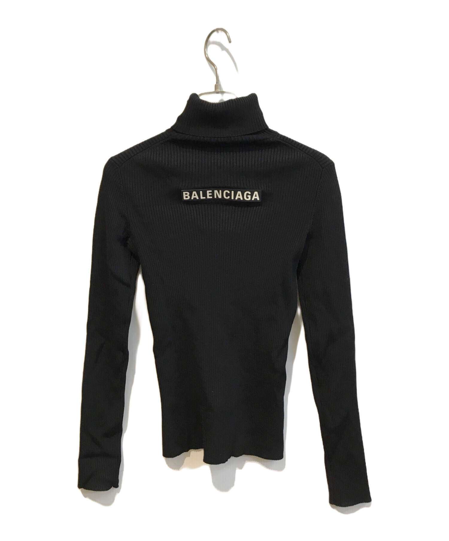 BALENCIAGA (バレンシアガ) バックロゴリブニット 529238 T5101 