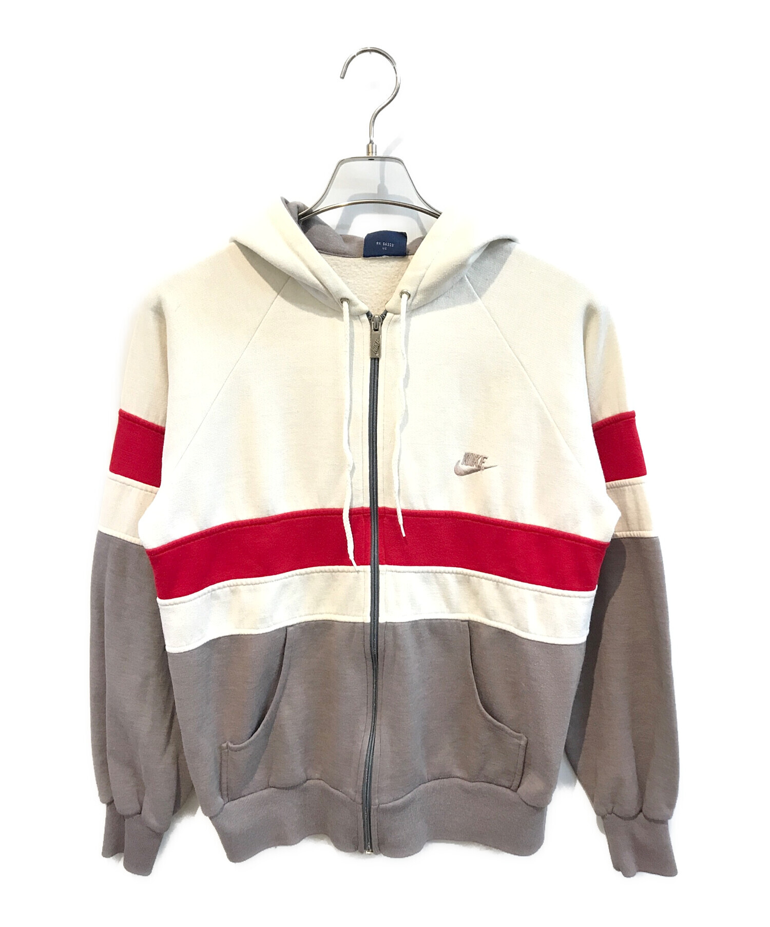 中古・古着通販】NIKE (ナイキ) ジップパーカー グレー サイズ:M