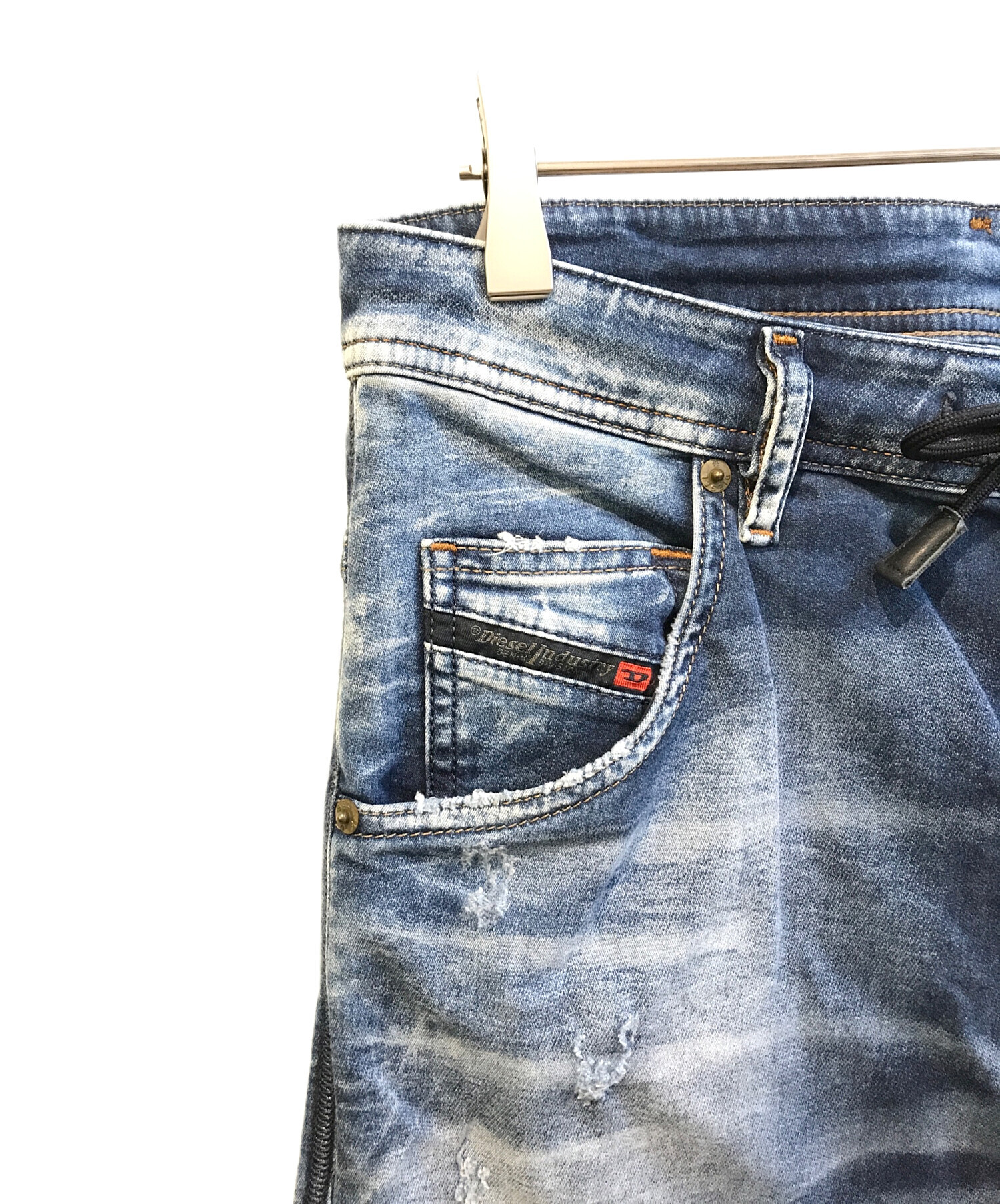 中古・古着通販】DIESEL (ディーゼル) ジョグジーンズ インディゴ