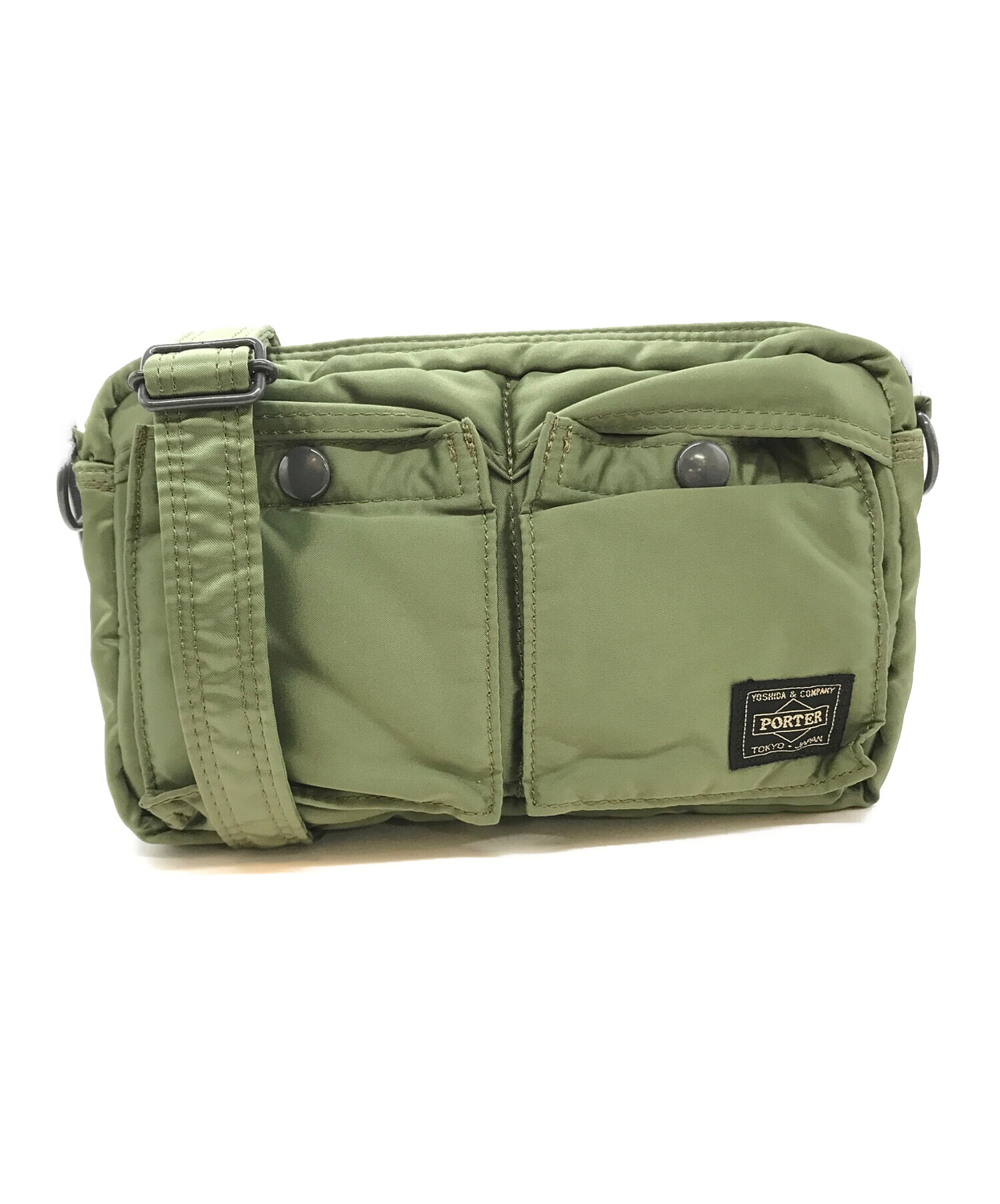 中古・古着通販】PORTER (ポーター) ショルダーバッグ グリーン