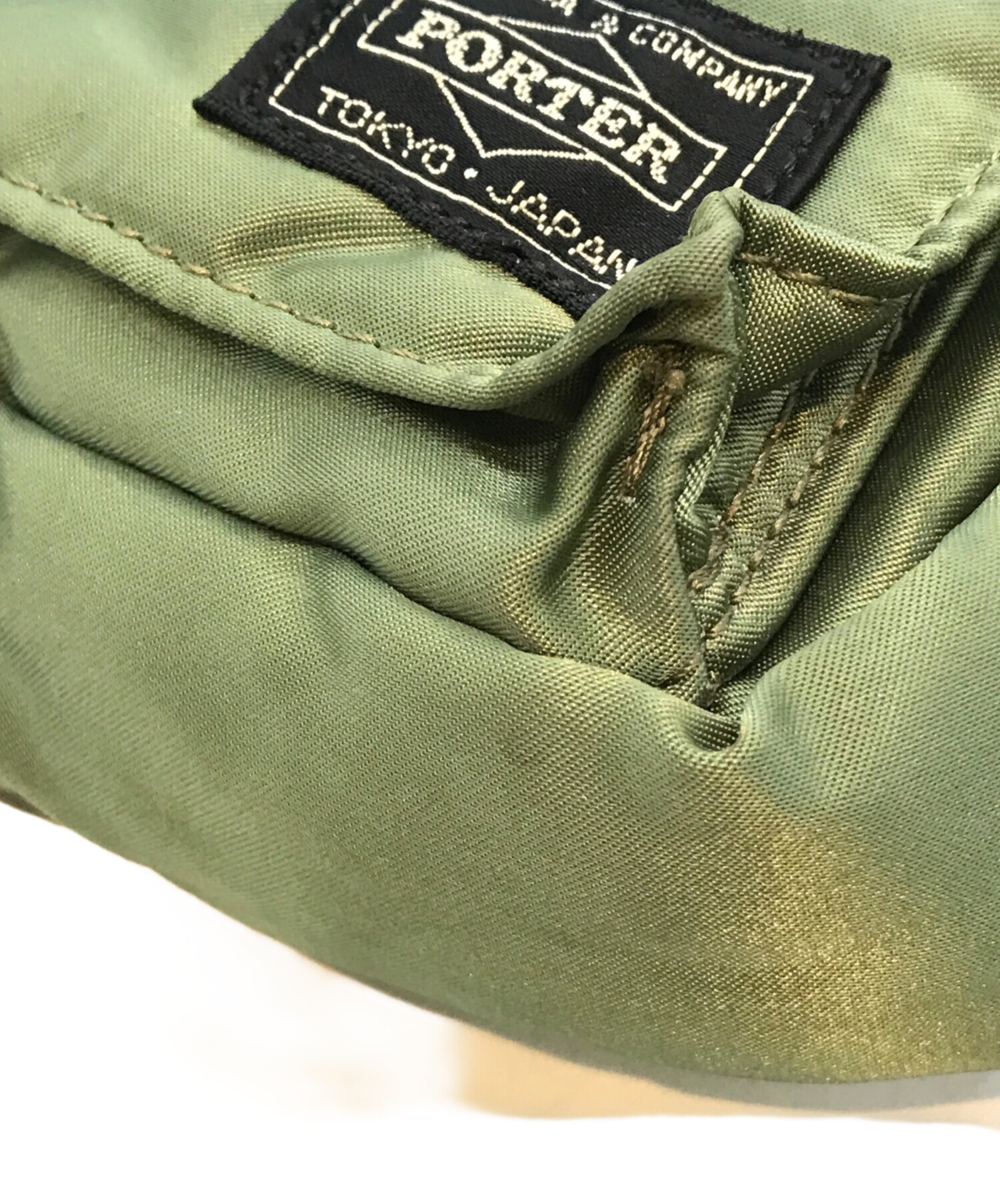 中古・古着通販】PORTER (ポーター) ショルダーバッグ グリーン
