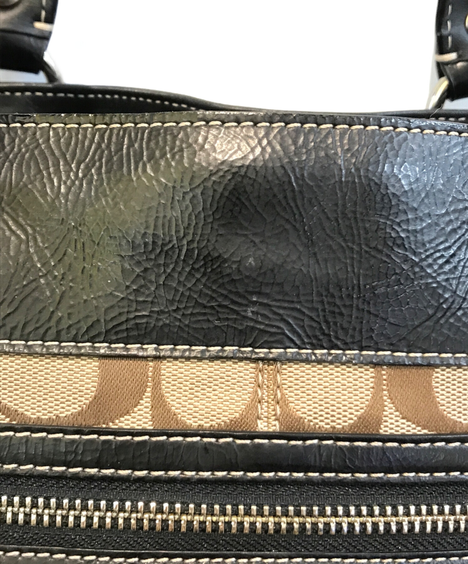 中古・古着通販】COACH (コーチ) バッグ F15533 アイボリー｜ブランド