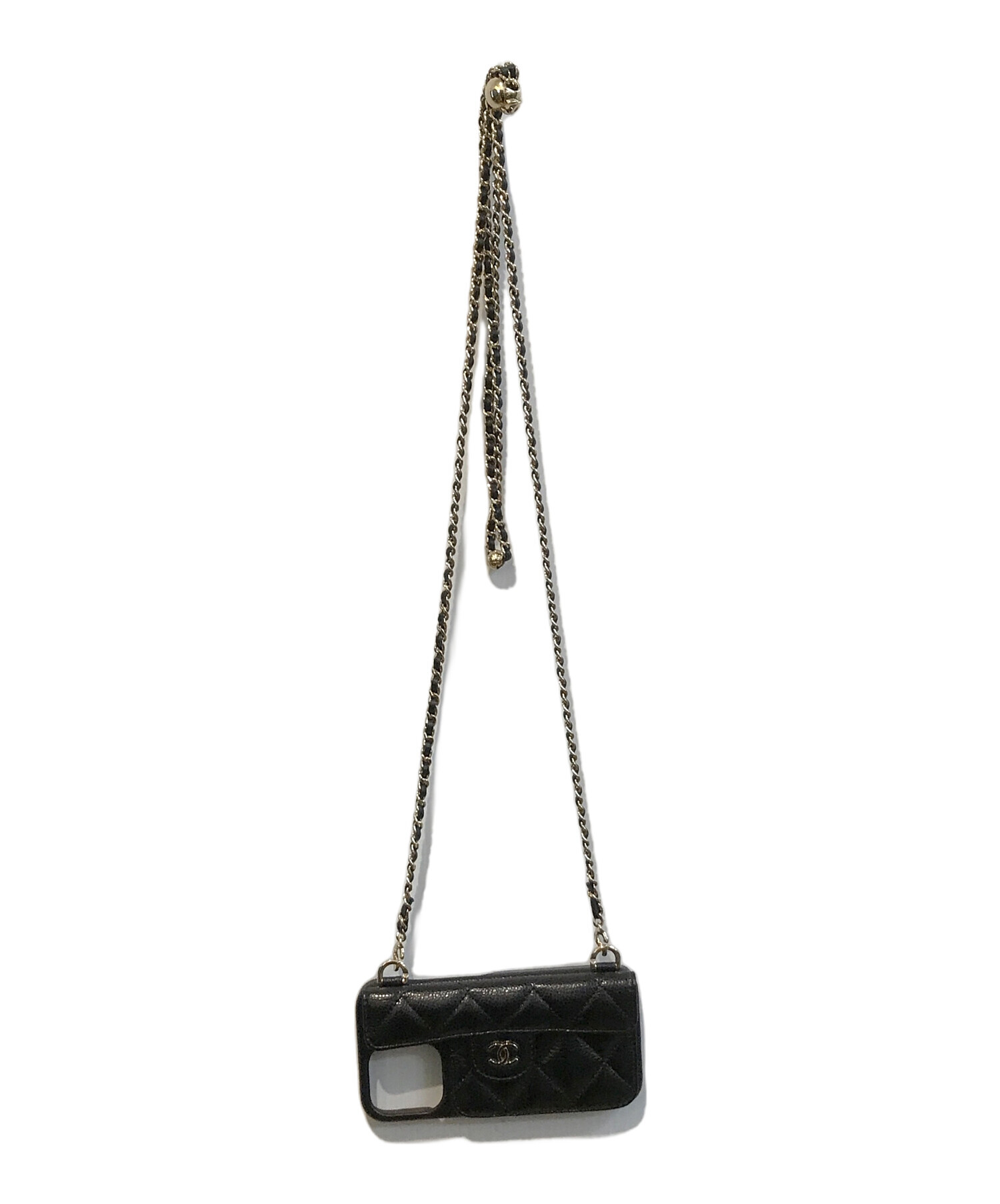 中古・古着通販】CHANEL (シャネル) iPhone14Proショルダーケース