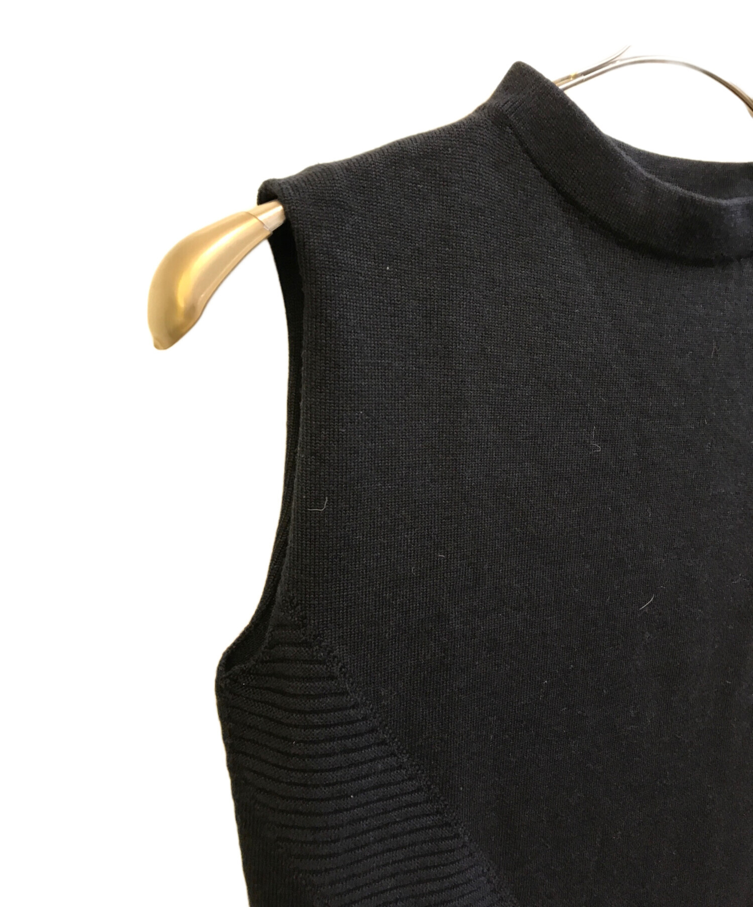 FENDI　ノースリーブワンピース 中古・古着通販】FENDI (フェンディ) ノースリーブニットワンピース