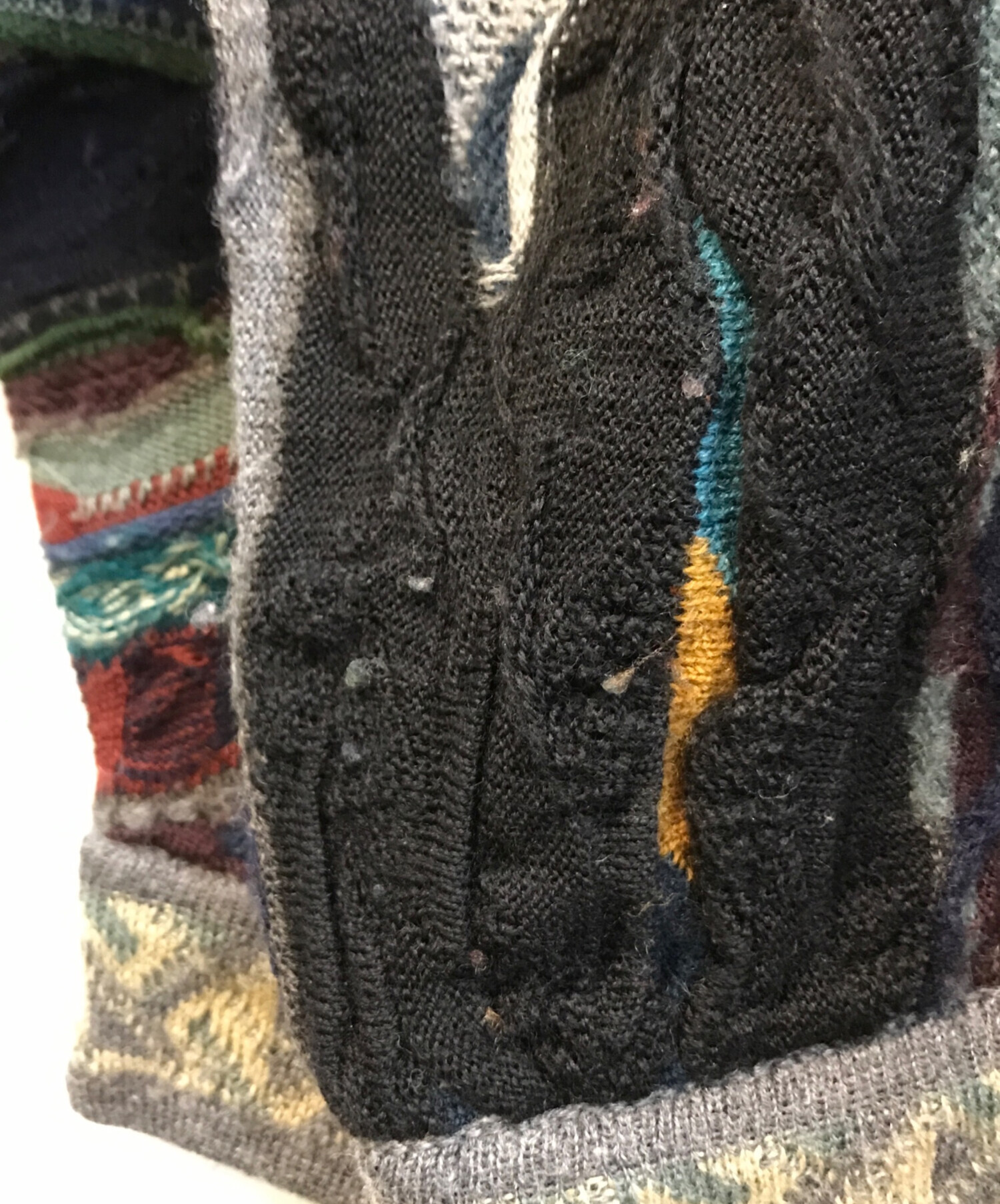 中古・古着通販】COOGI (クージー) 3Dニット マルチカラー サイズ:L